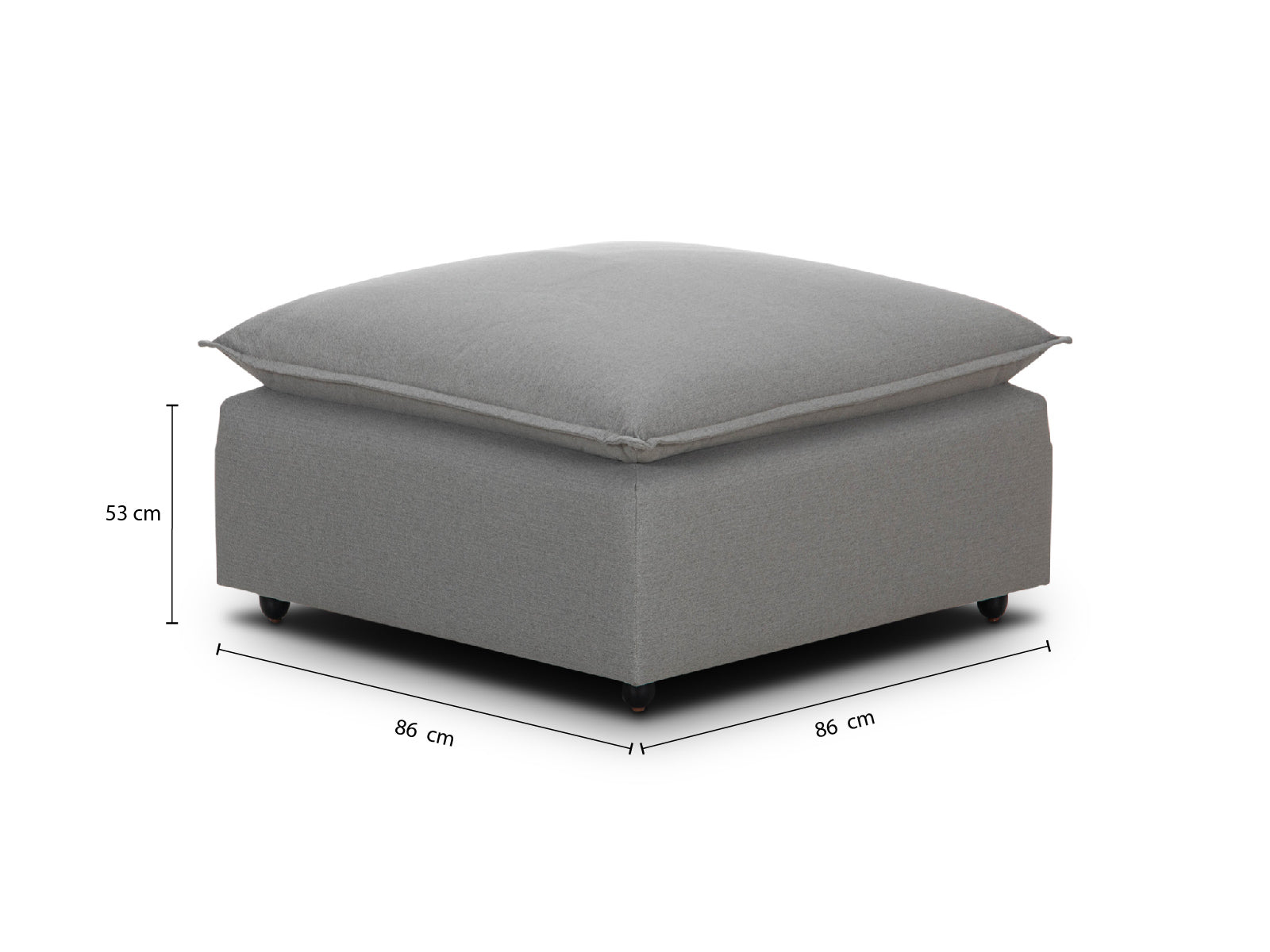 Sala Bella Modular 7P #Color_Silver"T36912"