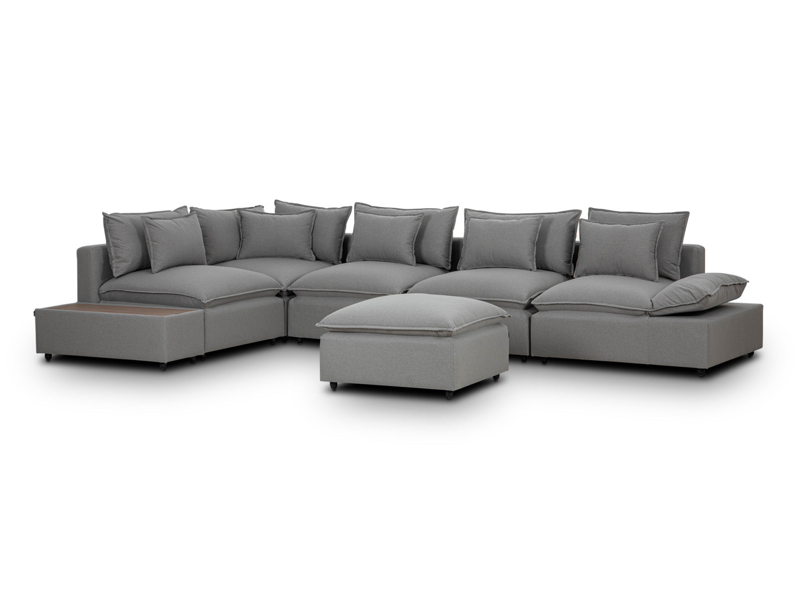 Sala Bella Modular 7P #Color_Silver"T36912"