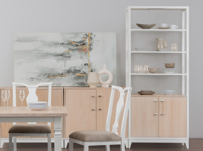 Vitrina Manhattan Blanco Wash