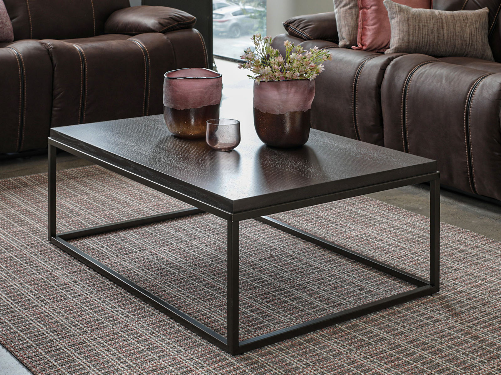 Mesa Centro French Metal Taupe