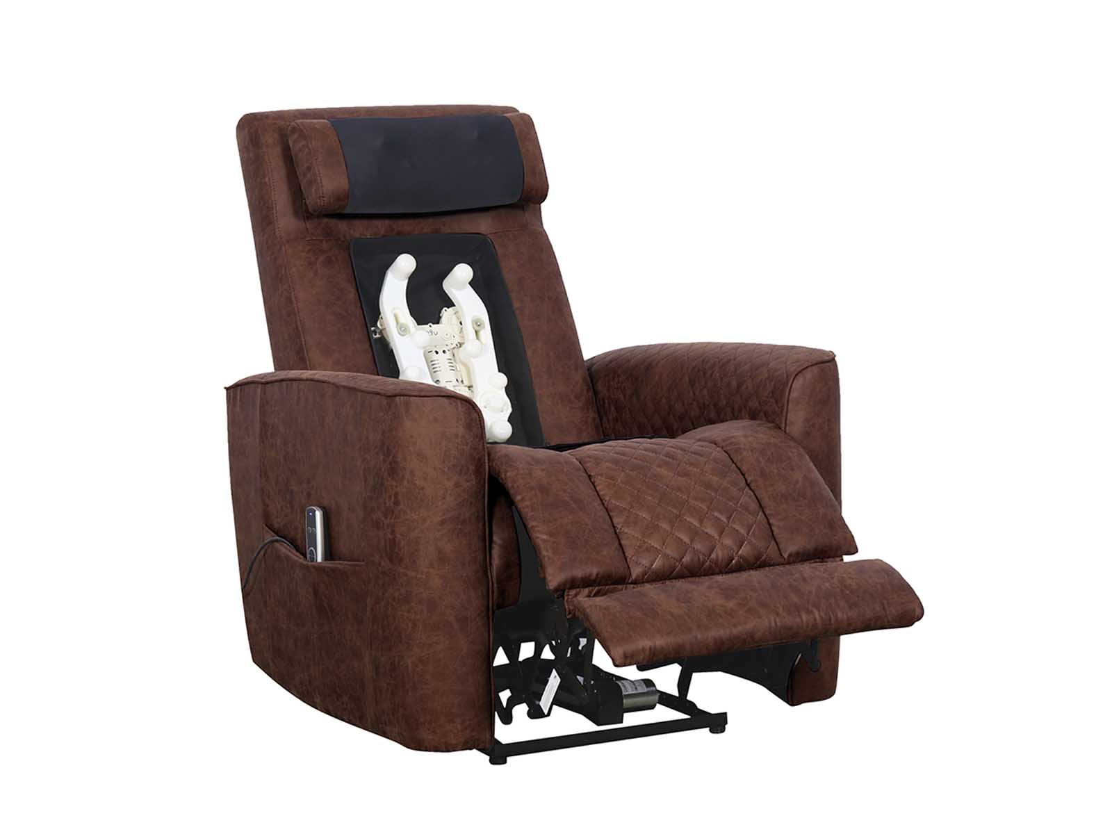 Recliner Masajeador Fenix Power #color_ Maroon"1652"