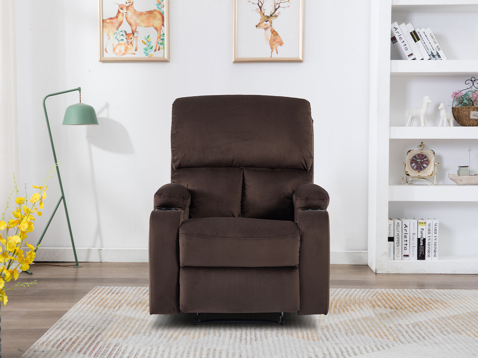 Recliner Rosia #Color_Chocolate"2246"