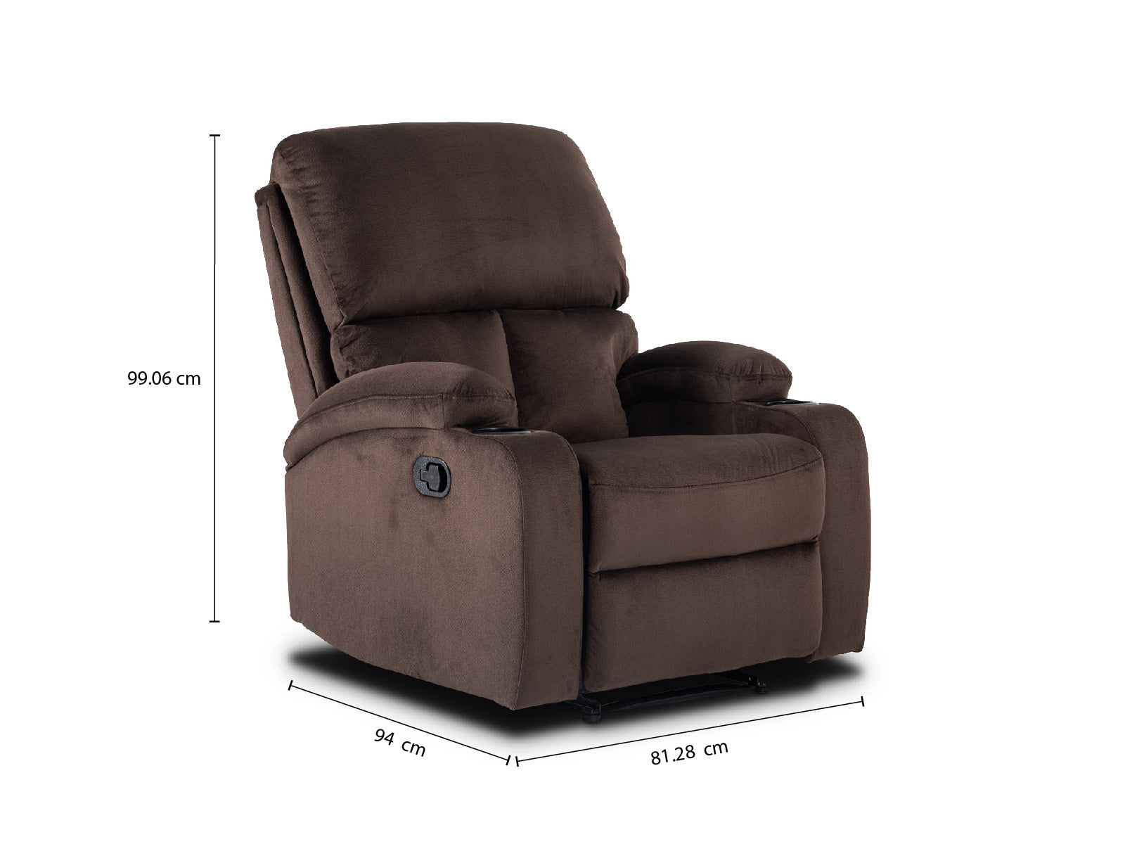 Recliner Rosia #Color_Chocolate"2246"