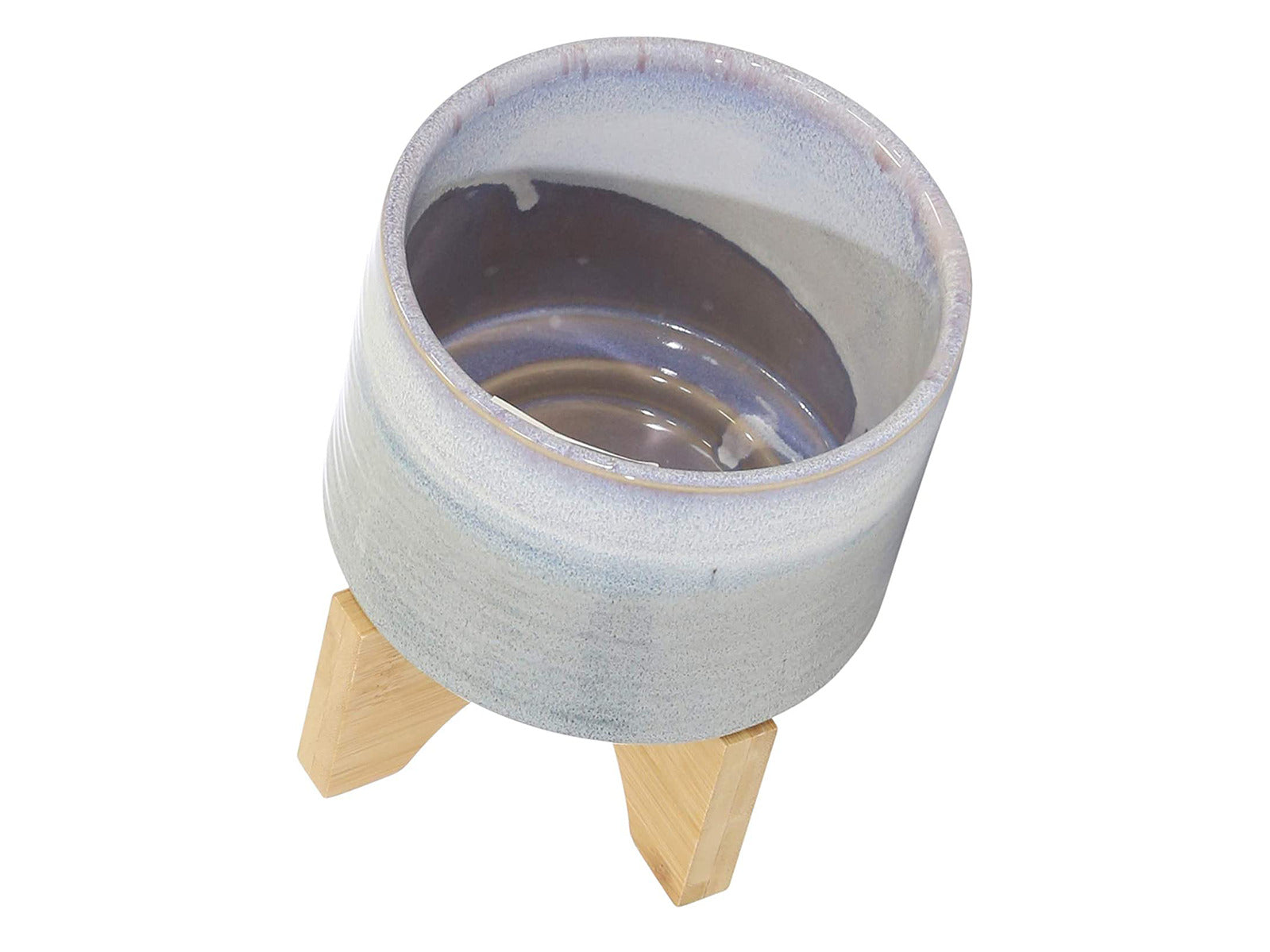 Maceta Con Soporte De Ceramica