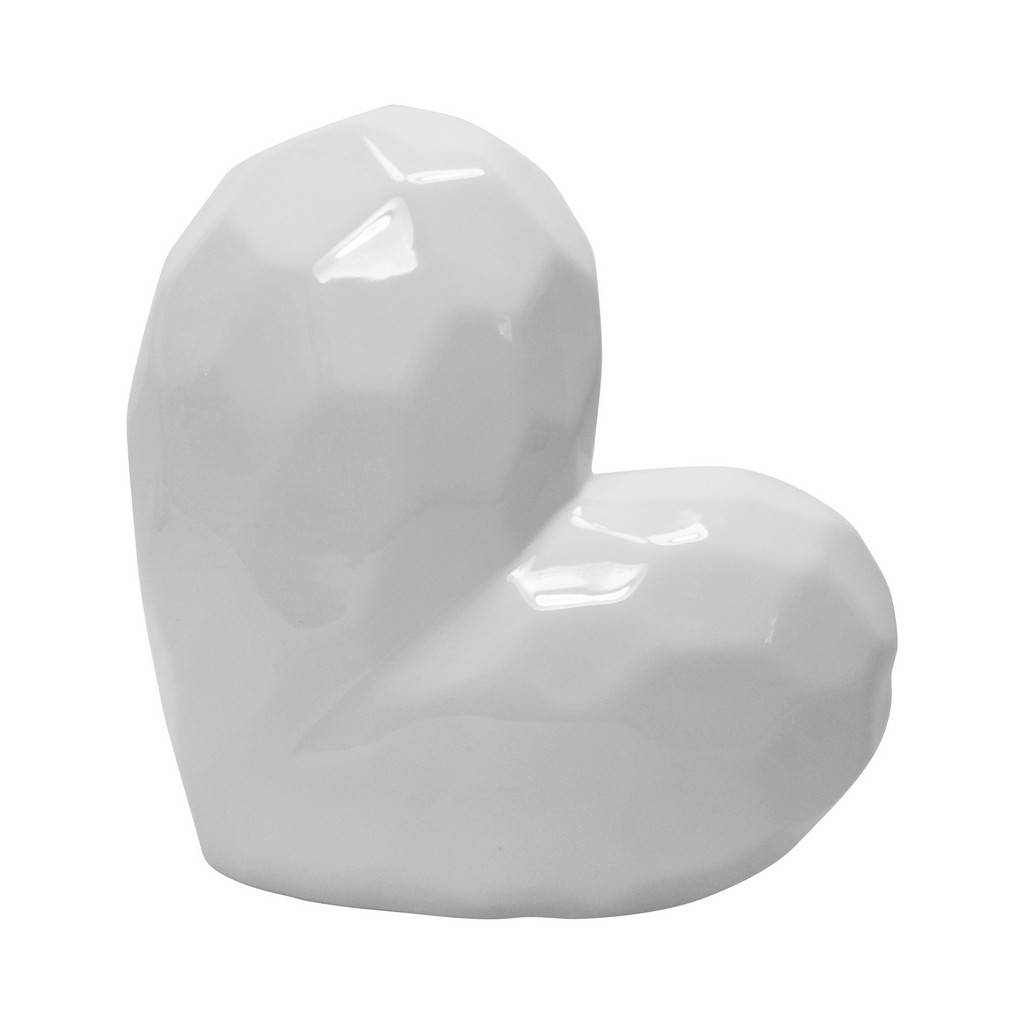 Figura Corazón De Cerámica
