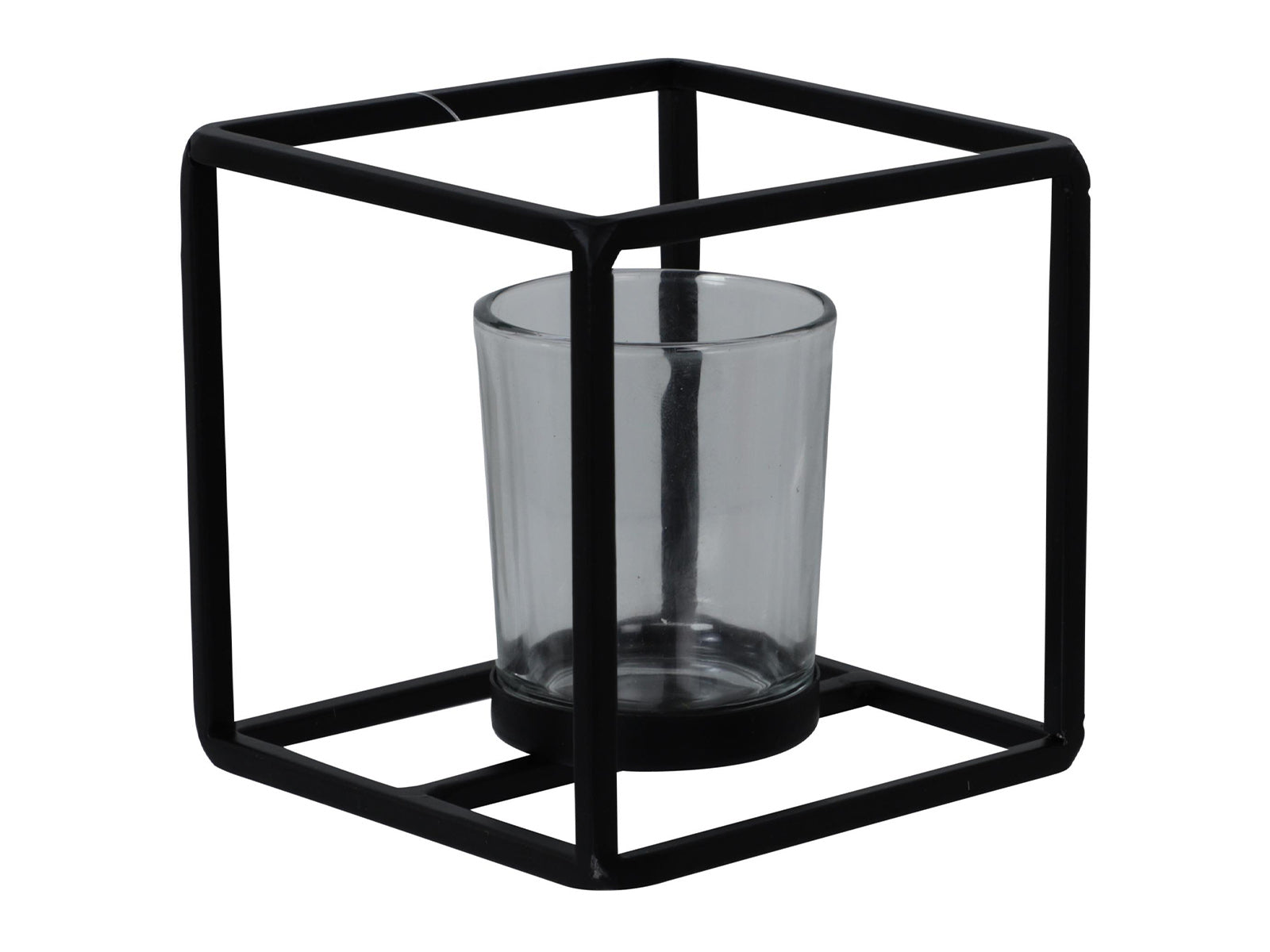Porta Vela C/Negro 10x10x10cm