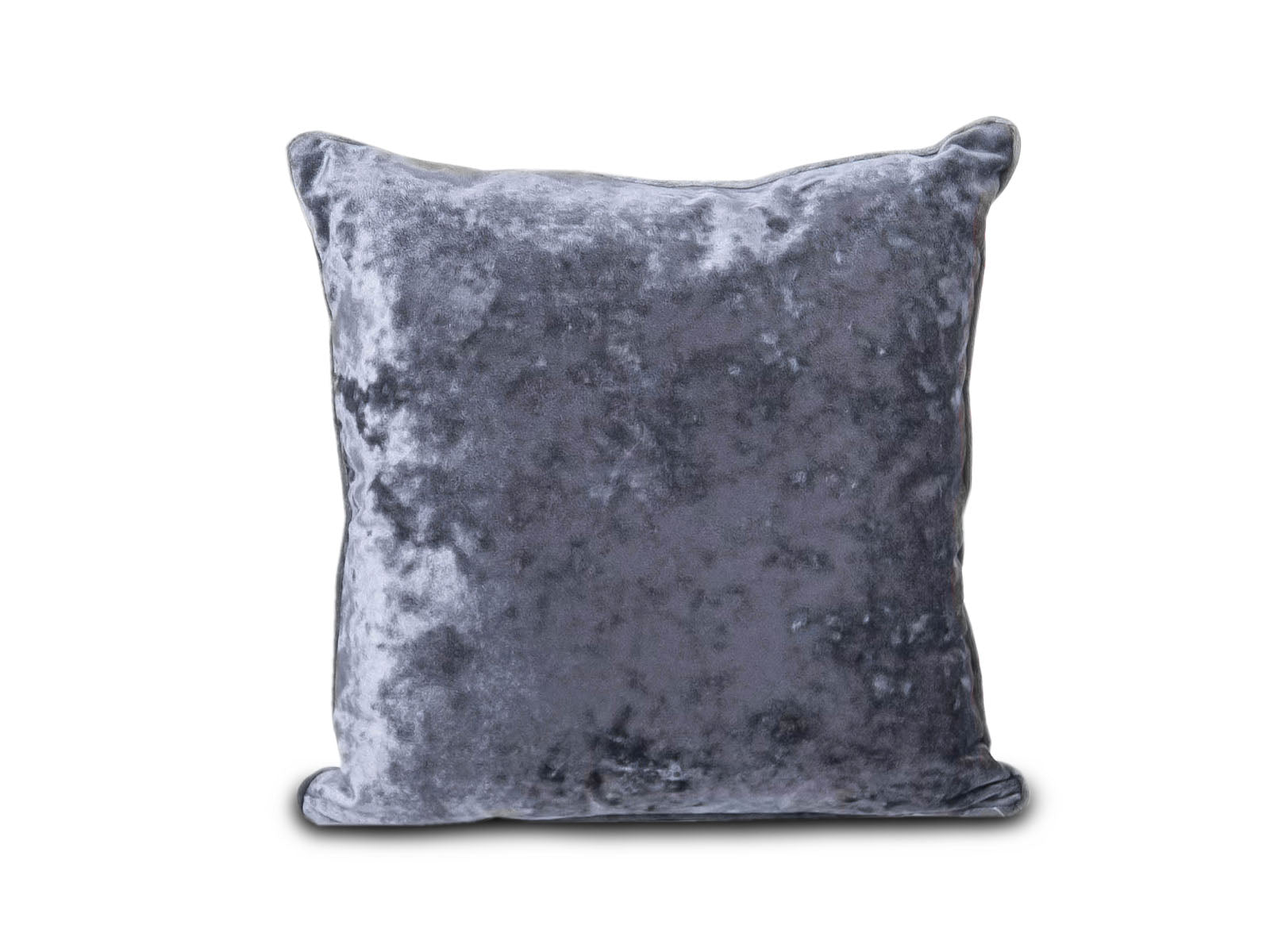 Cojin Luxury Velvet Cuadrado 45x45cm C/Gris Humo