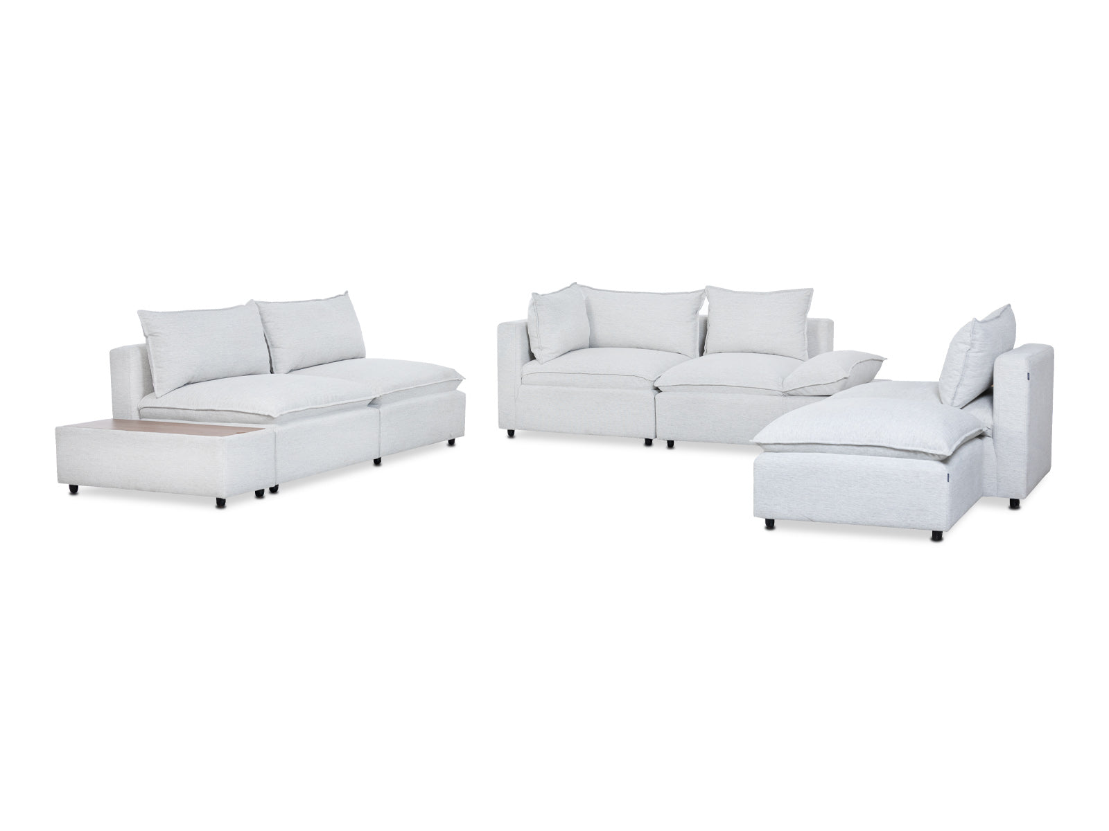 Sala Bella Modular 7P #Color_OldLace"T37110"