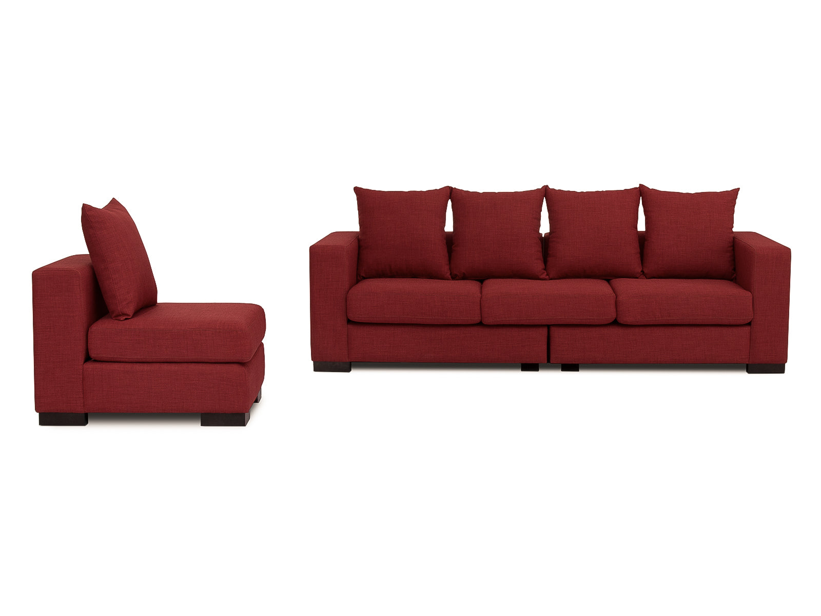 Sala Isabella 2P #Color_FireBrick"T3742"
