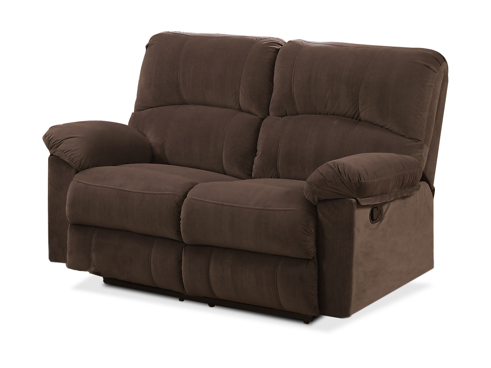 LOVESEAT CROSBY RECLINABLE #Color_SaddleBrown"T2803"