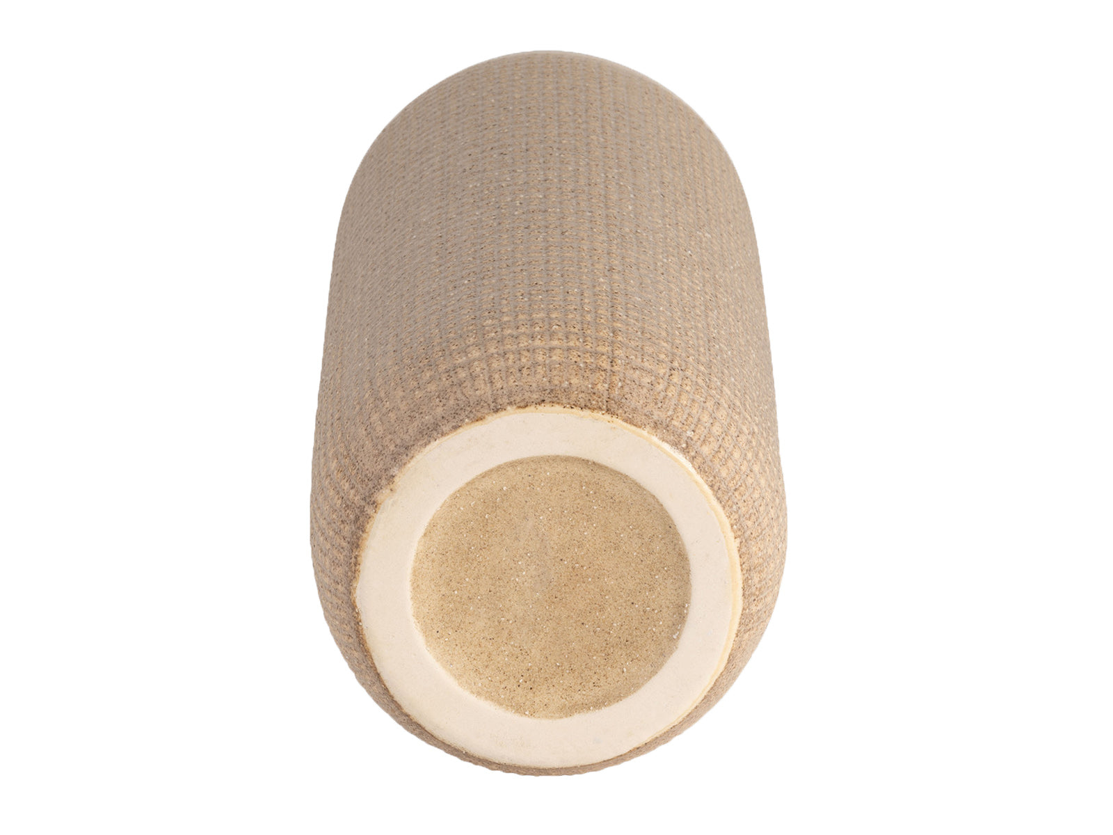 Florero Tone Alto Ceramica Beige