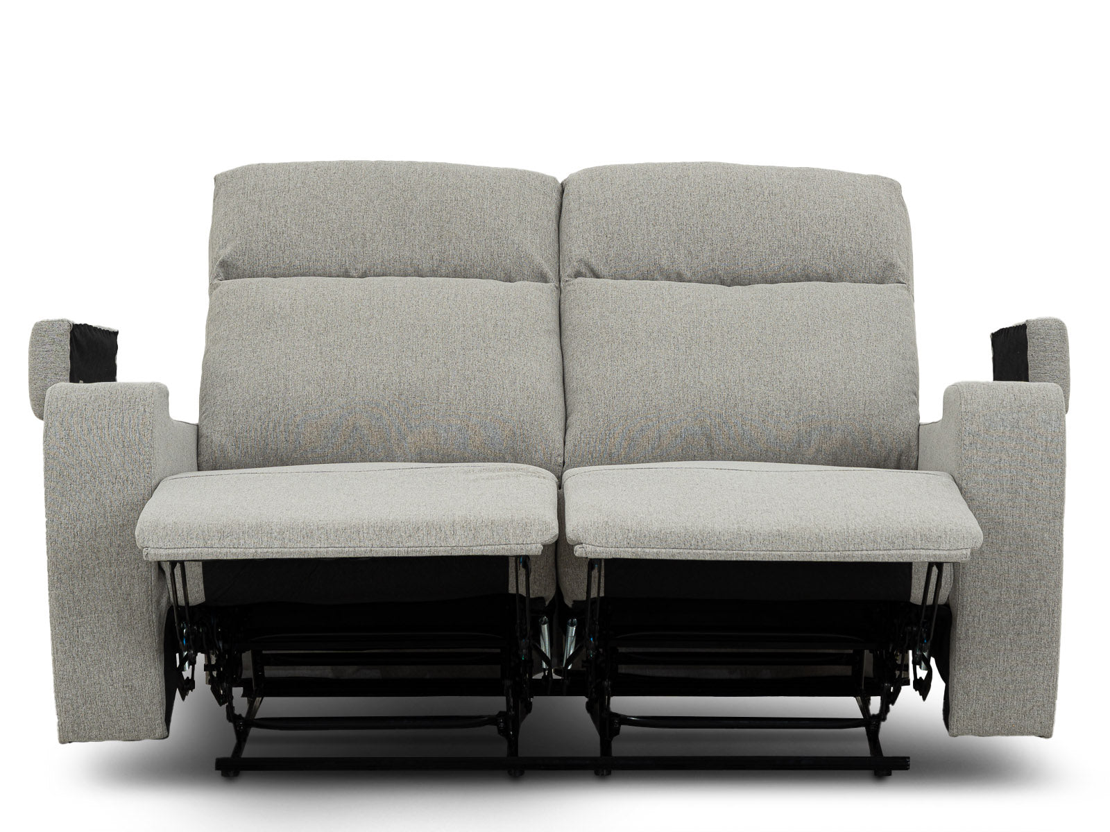 Loveseat Bradford Recliner Storage #Color_SilverTela"9011"