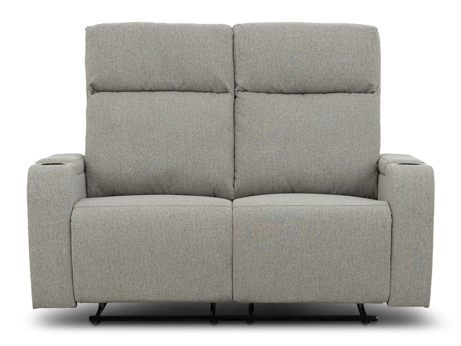 Loveseat Bradford Recliner Storage #Color_SilverTela"9011"