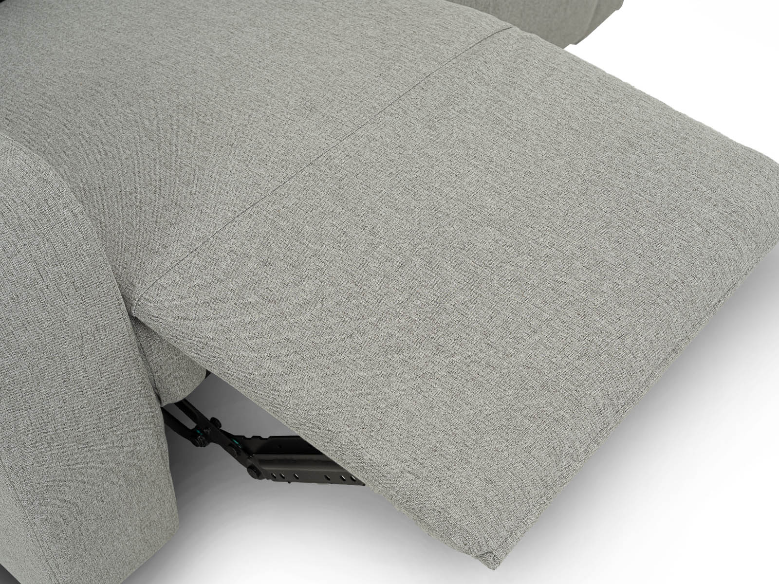 Sofa Recliner Bradford Storage #Color_SilverTela"9028"