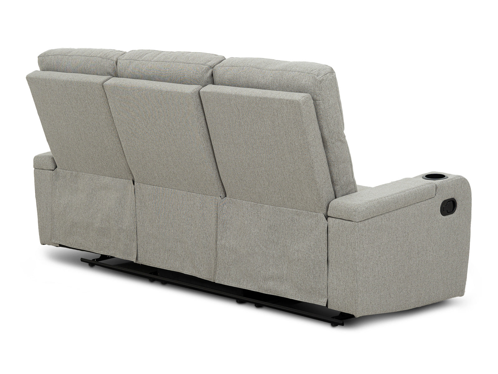 Sofa Recliner Bradford Storage #Color_SilverTela"9028"