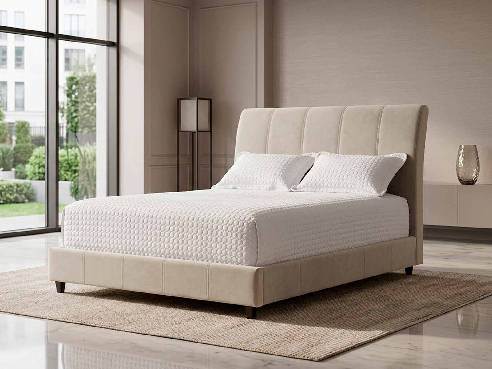 Cama Messina Beige