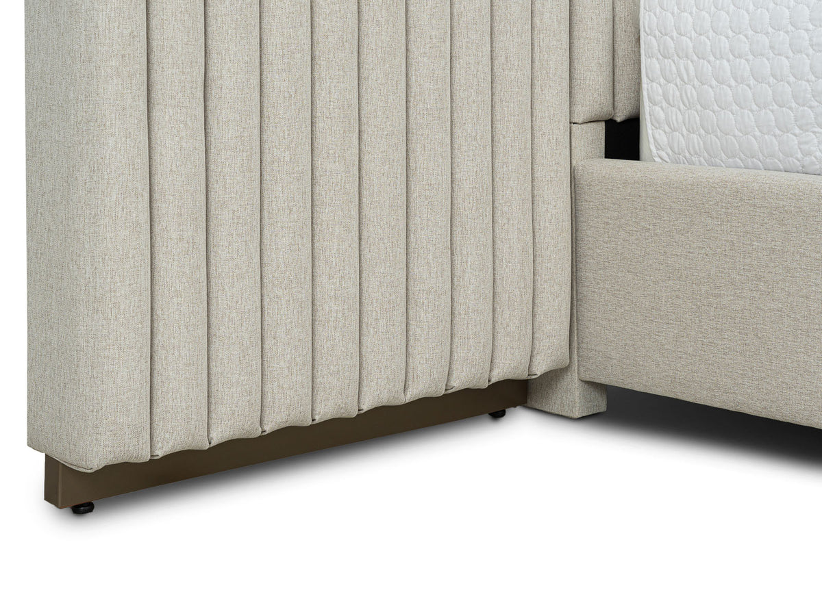 Cama Kioto Paneles Laterales #Color_Beige"T36110"