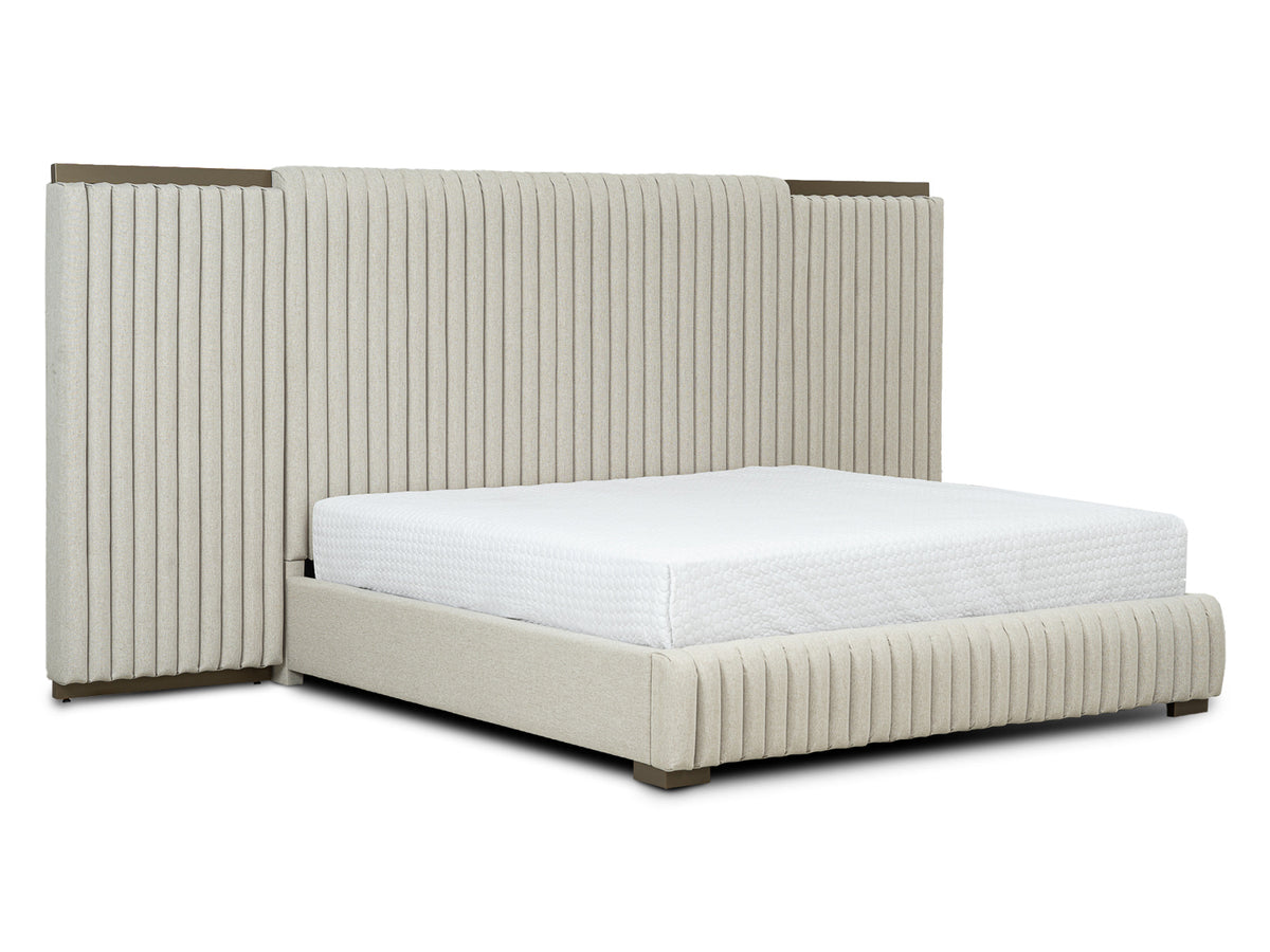 Cama Kioto Paneles Laterales #Color_Beige"T36110"