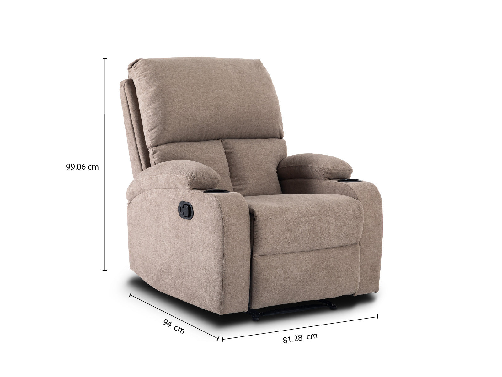 Recliner Rosia #Color_Gray"2239"