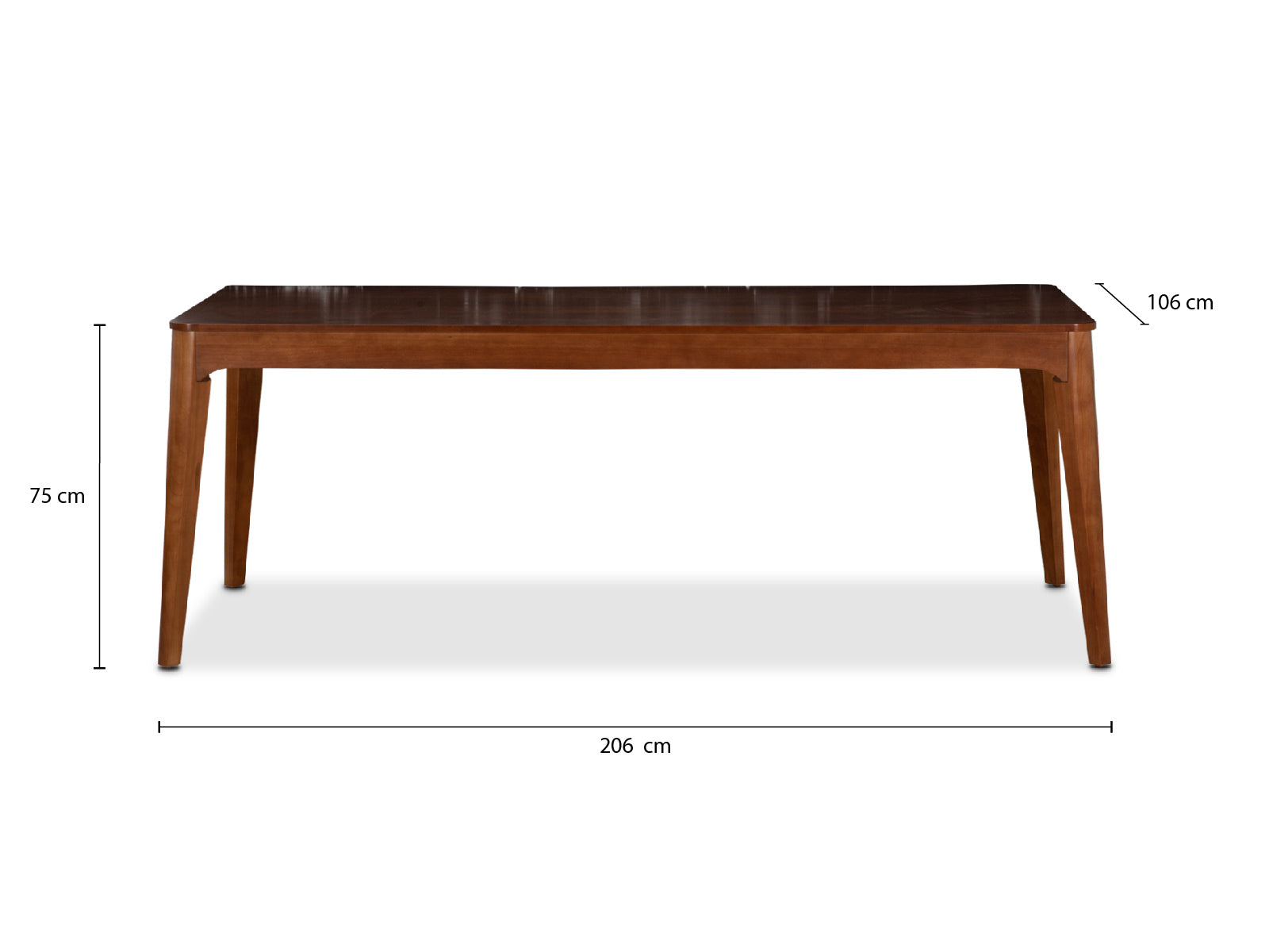 Mesa Comedor Milo Rectangular Miel