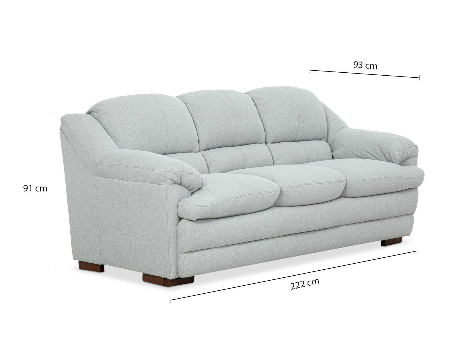 Sala Gelassia 3P #Color_Silver"T3293"