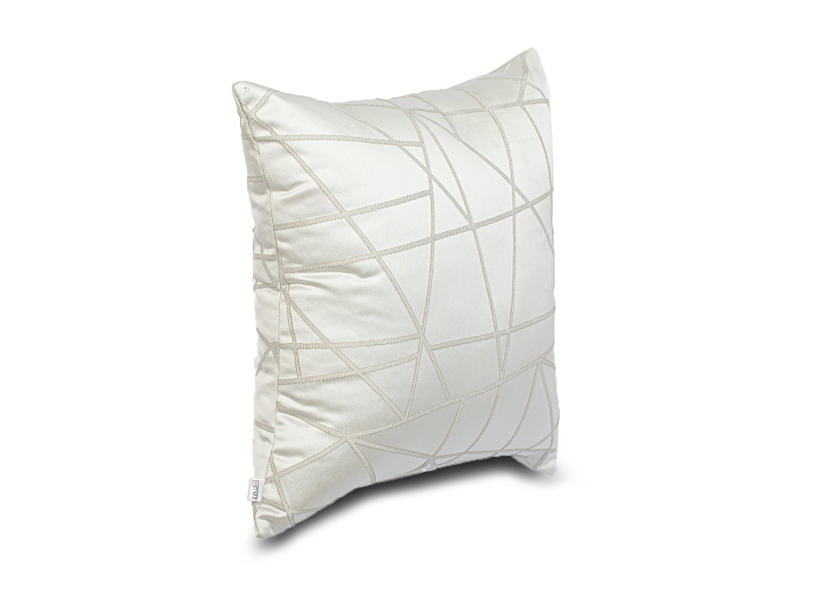 Cojin Poliester Plateado