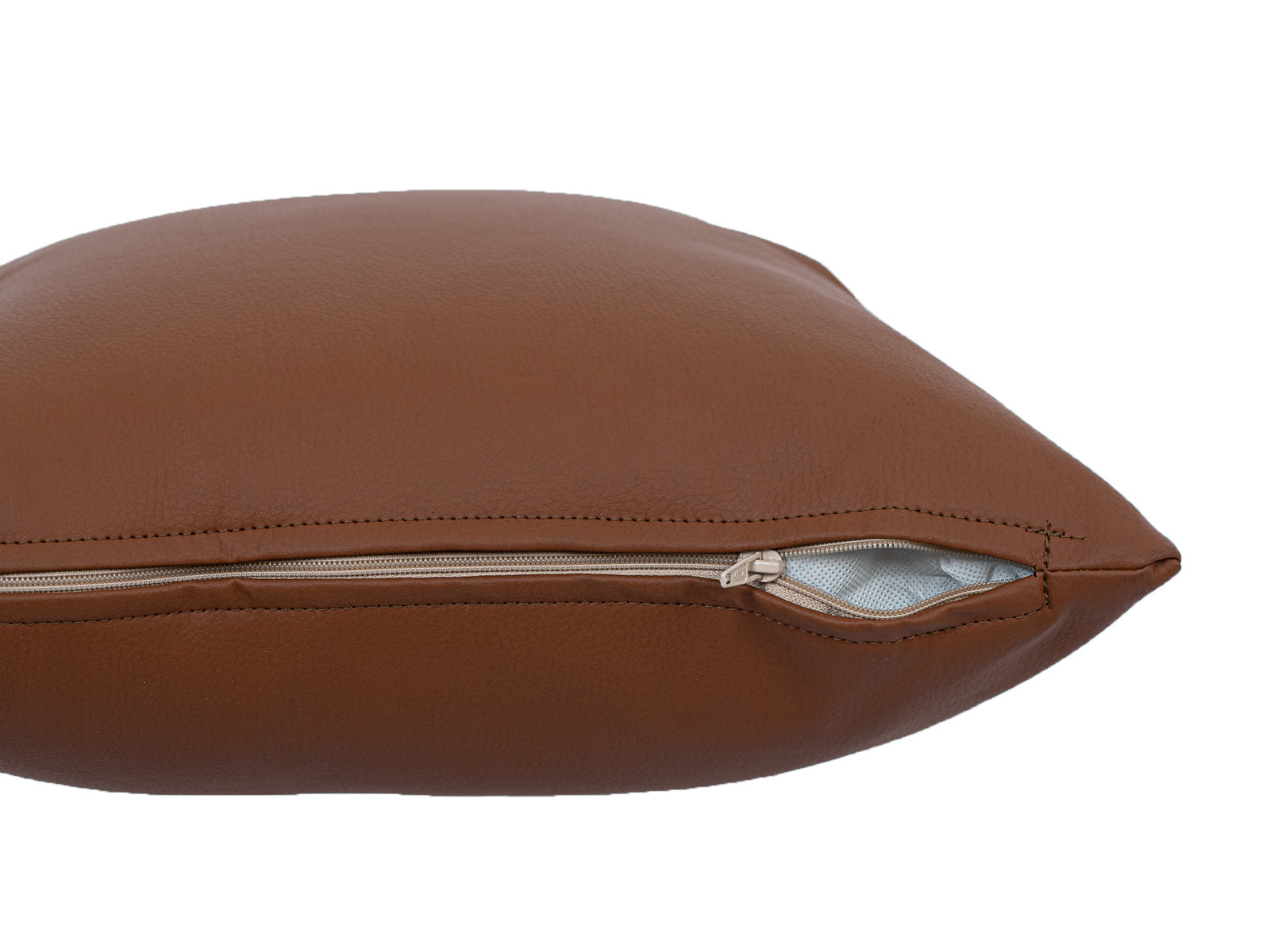 Cojin Poliester Moretti Cuero Cafe