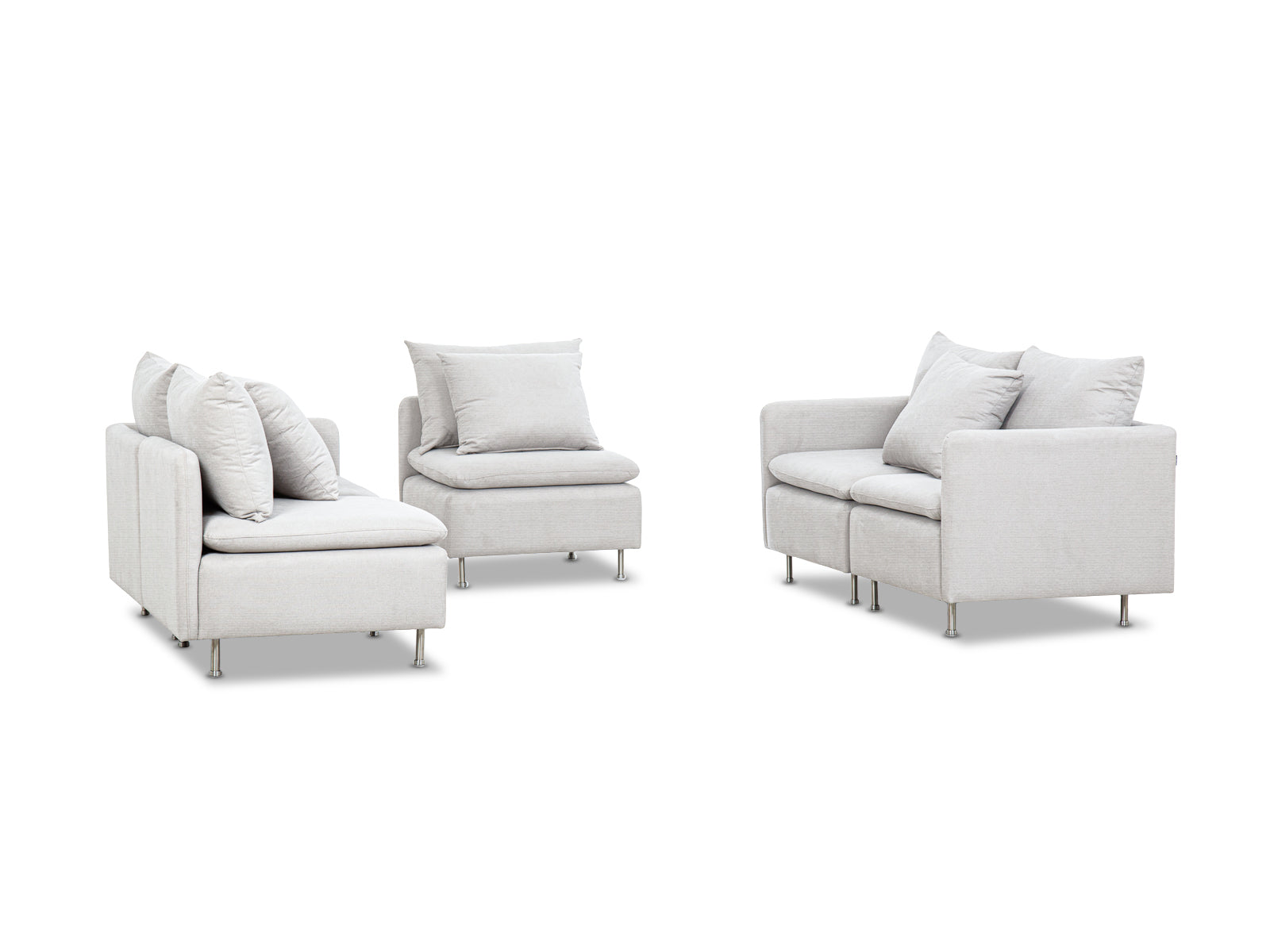 Sala Nilo Modular #Color_Gainsboro"T37932"
