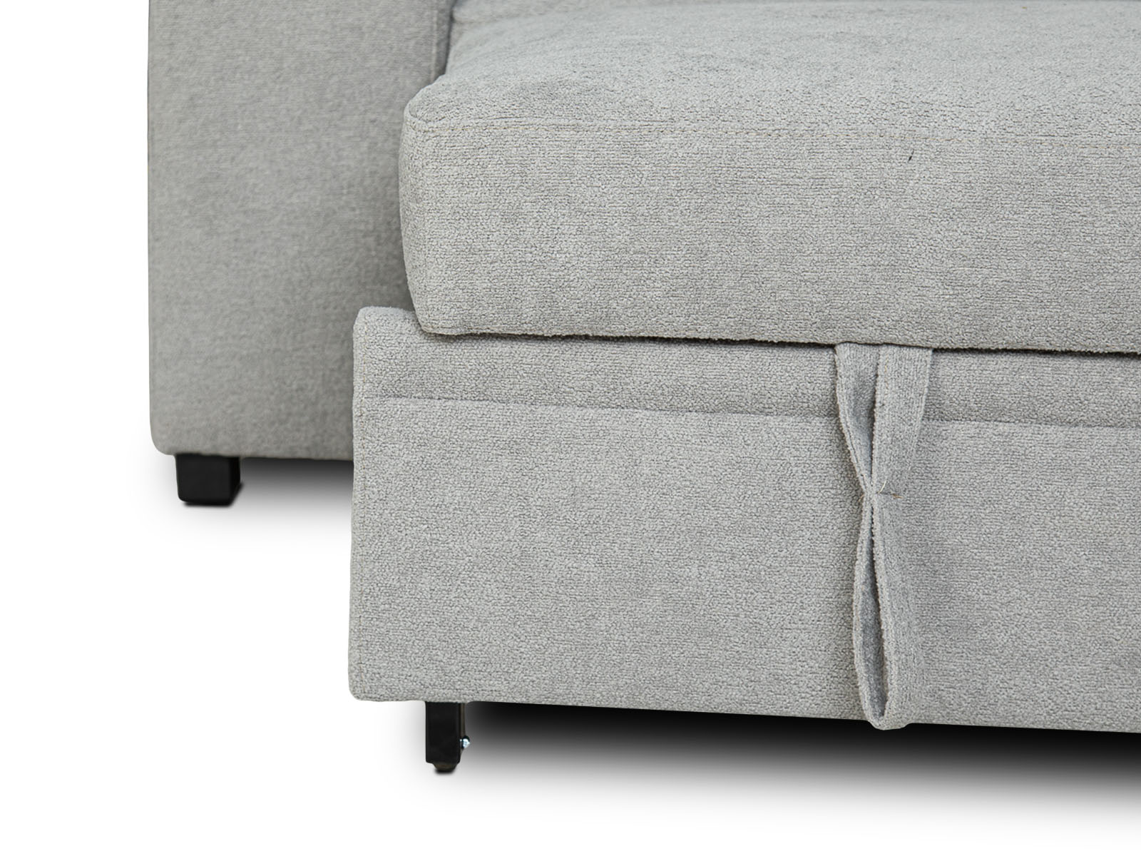 Sala Cyril Sofa Cama C/Negro 2P #Color_Gray"T37931"