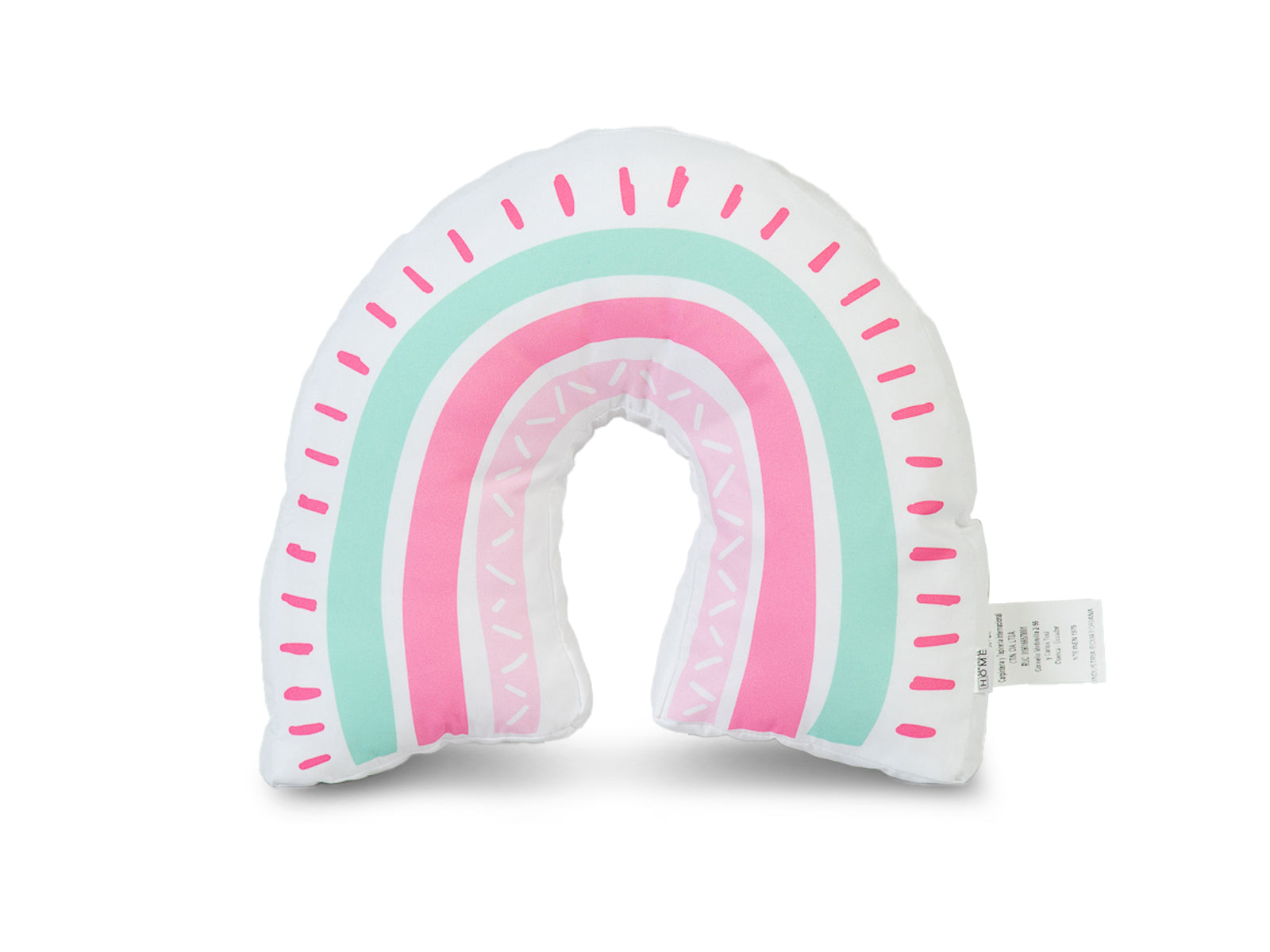 Set Infantil 5 Piezas Arcoiris Rosa y Menta