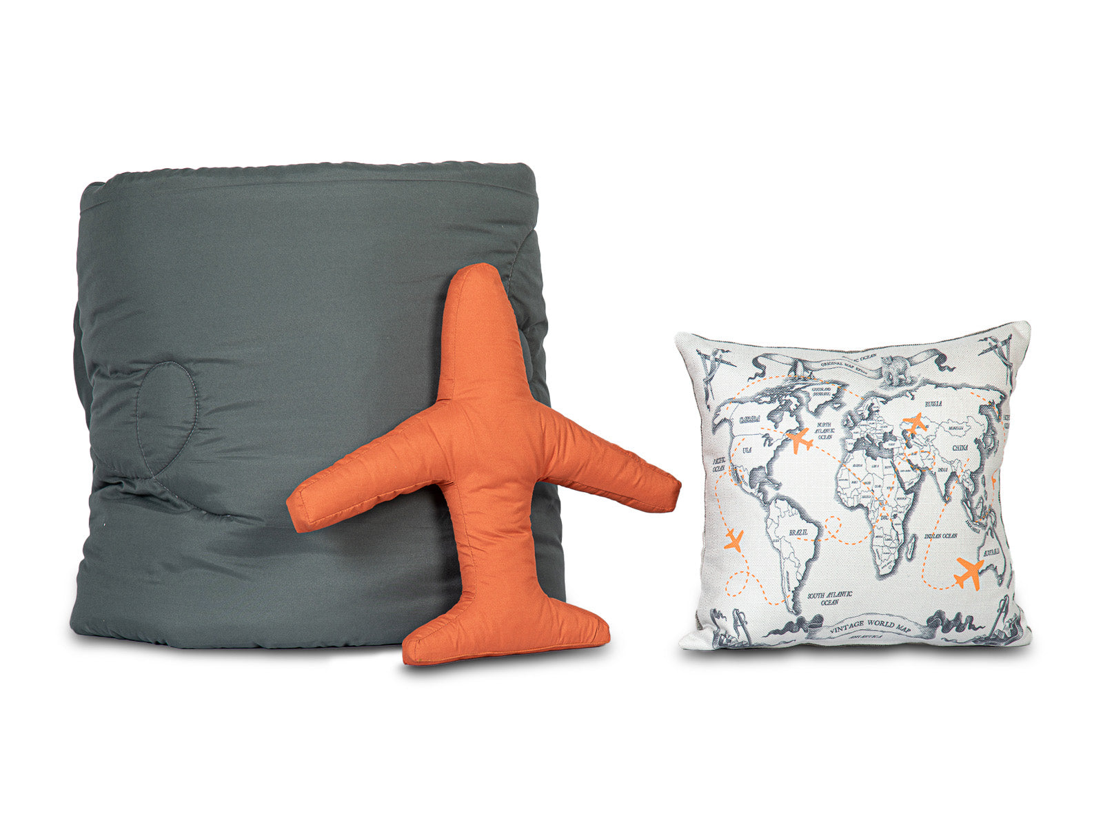 Set Infantil 5 Piezas Explorer Gris y Naranja