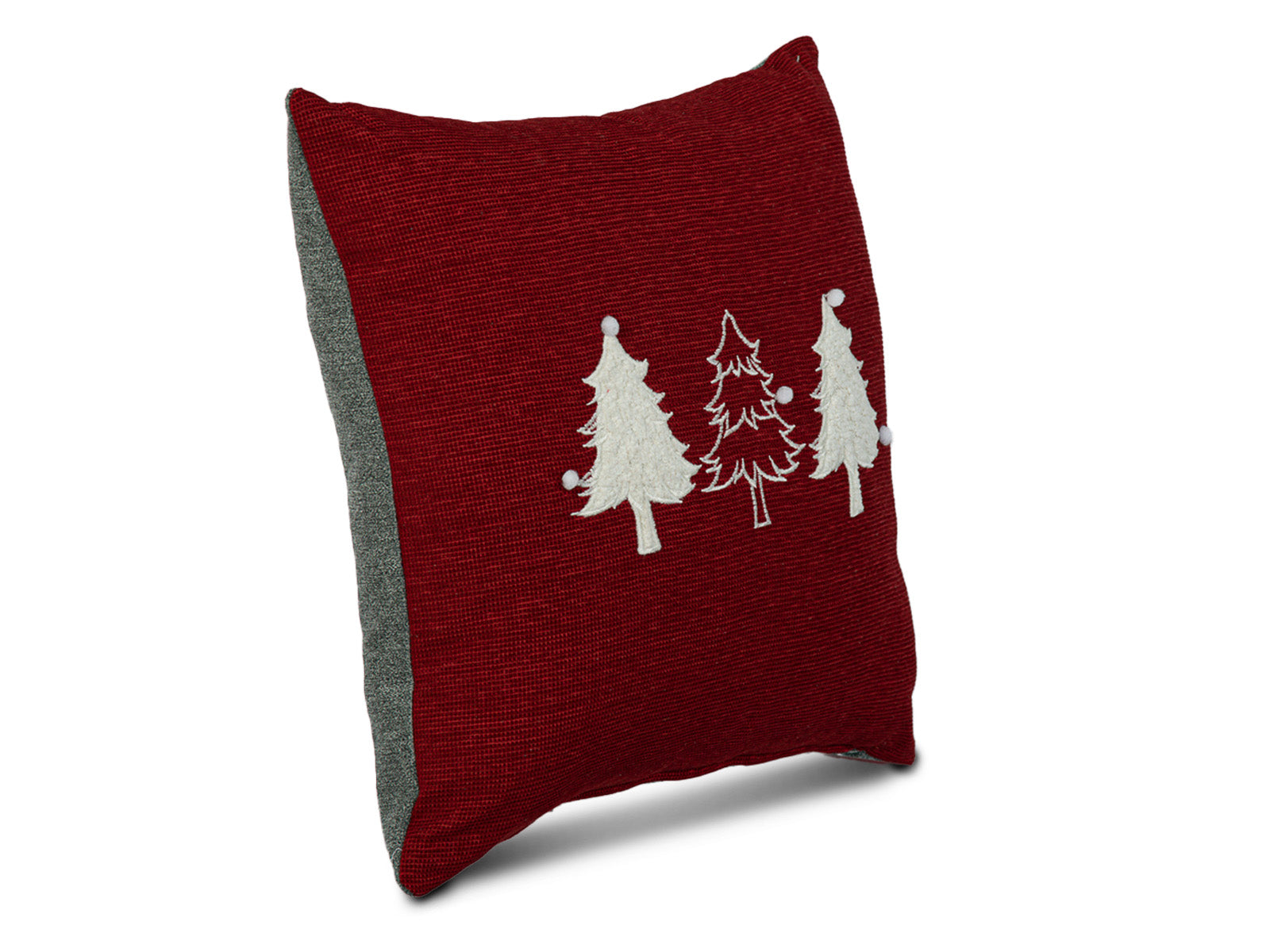 Cojin Rojo Arboles Navidad #Color_Rojo