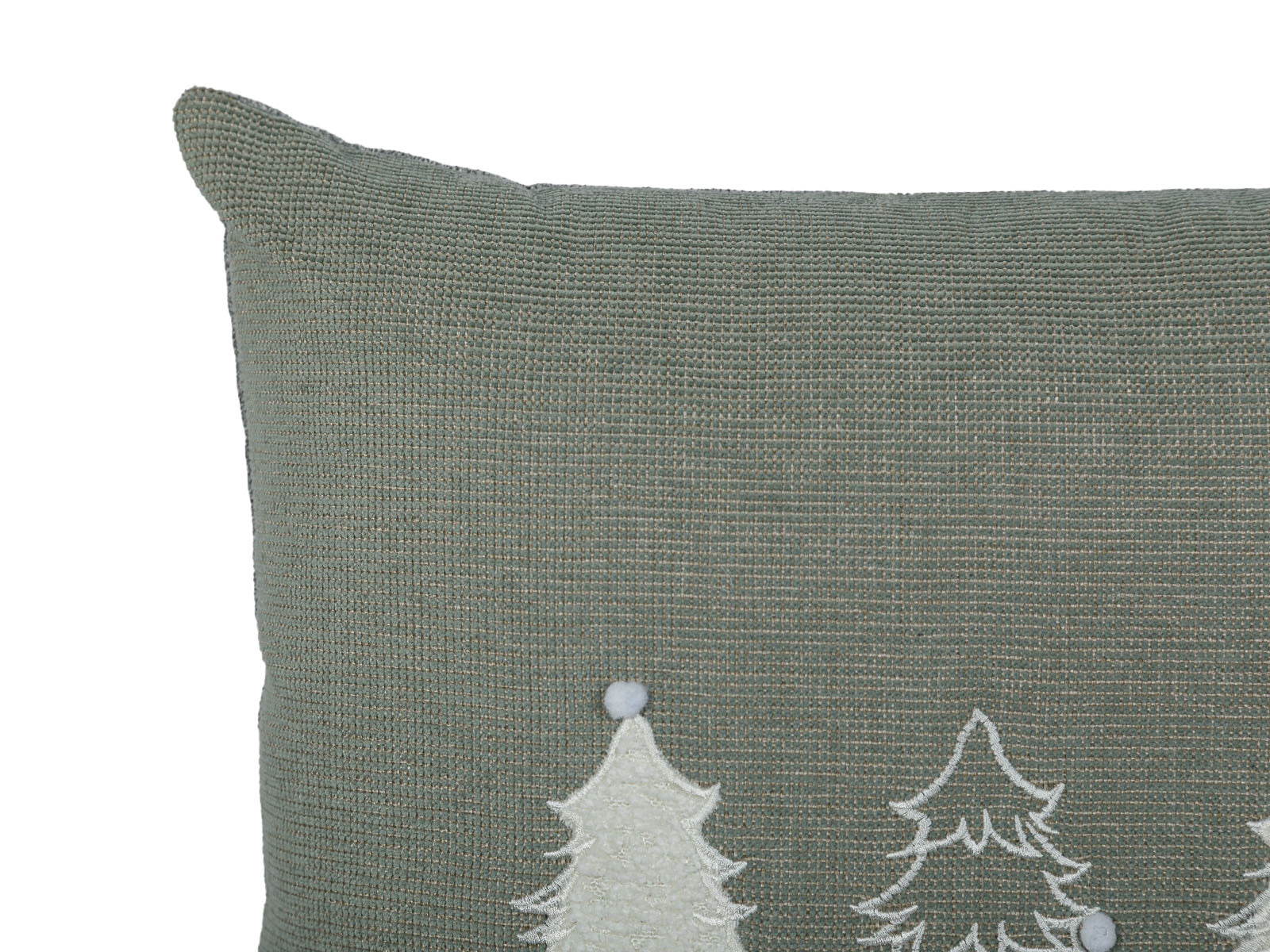 Cojin Rojo Arboles Navidad #Color_Gris