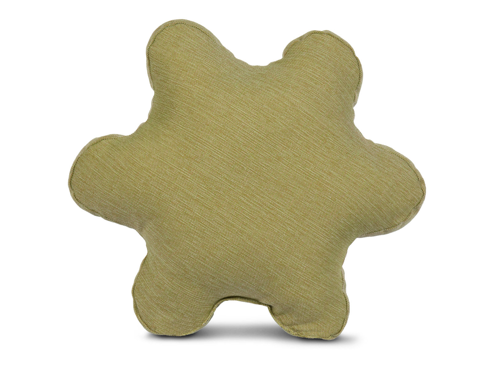 Cojin Verde Copo de Nieve Navidad