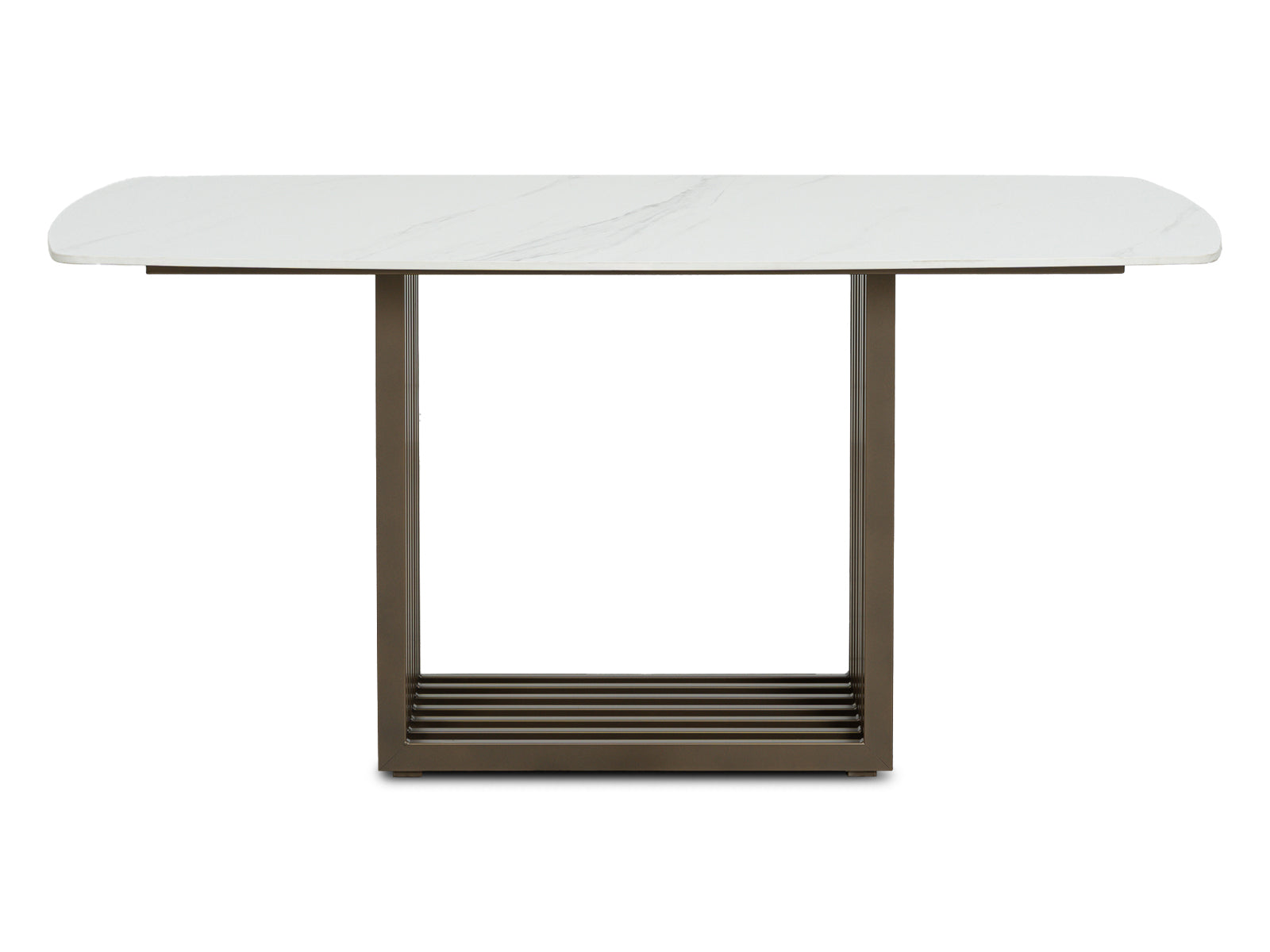 Mesa Comedor Nerea Rectangular Bronce