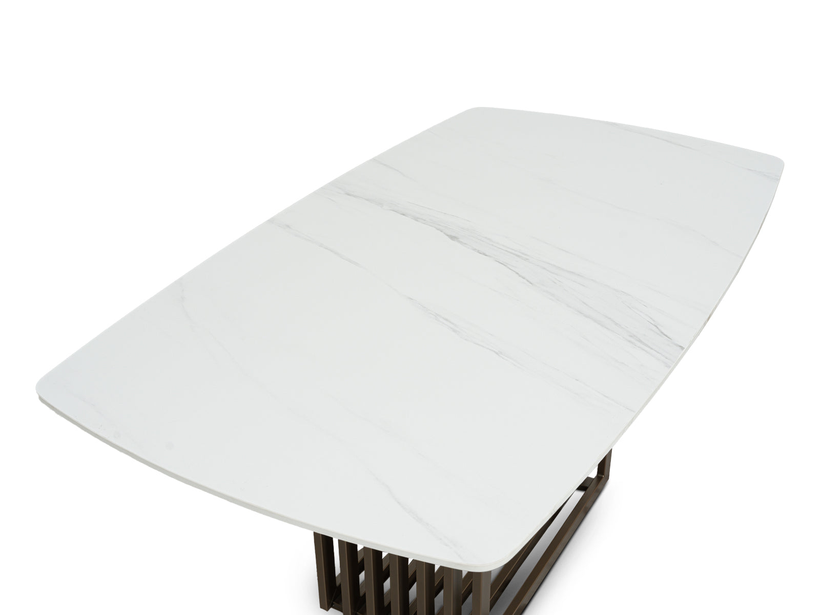 Mesa Comedor Nerea Rectangular Bronce