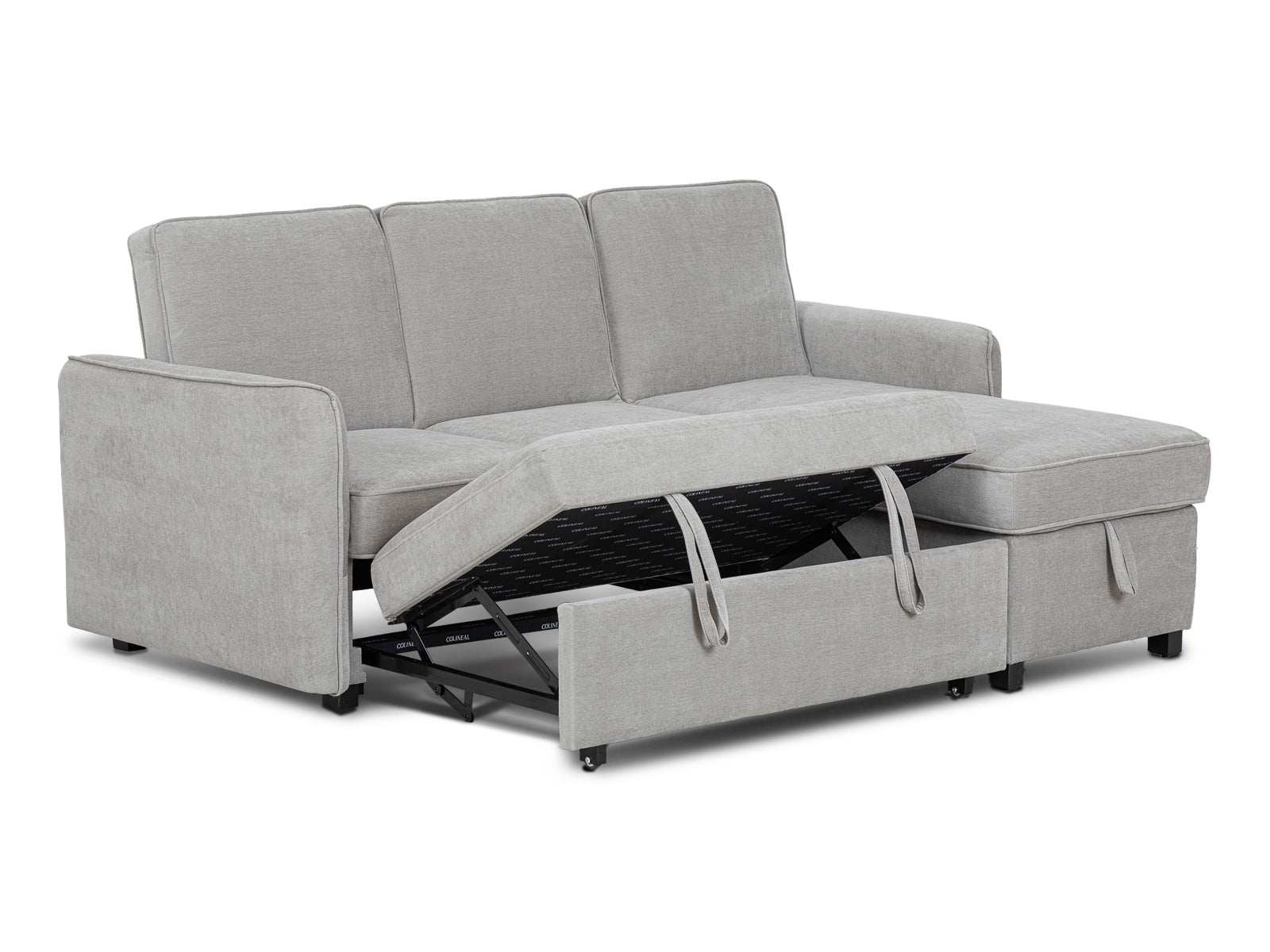 Sala Sofa Cama Charlie New #Color_Silver"T48900"