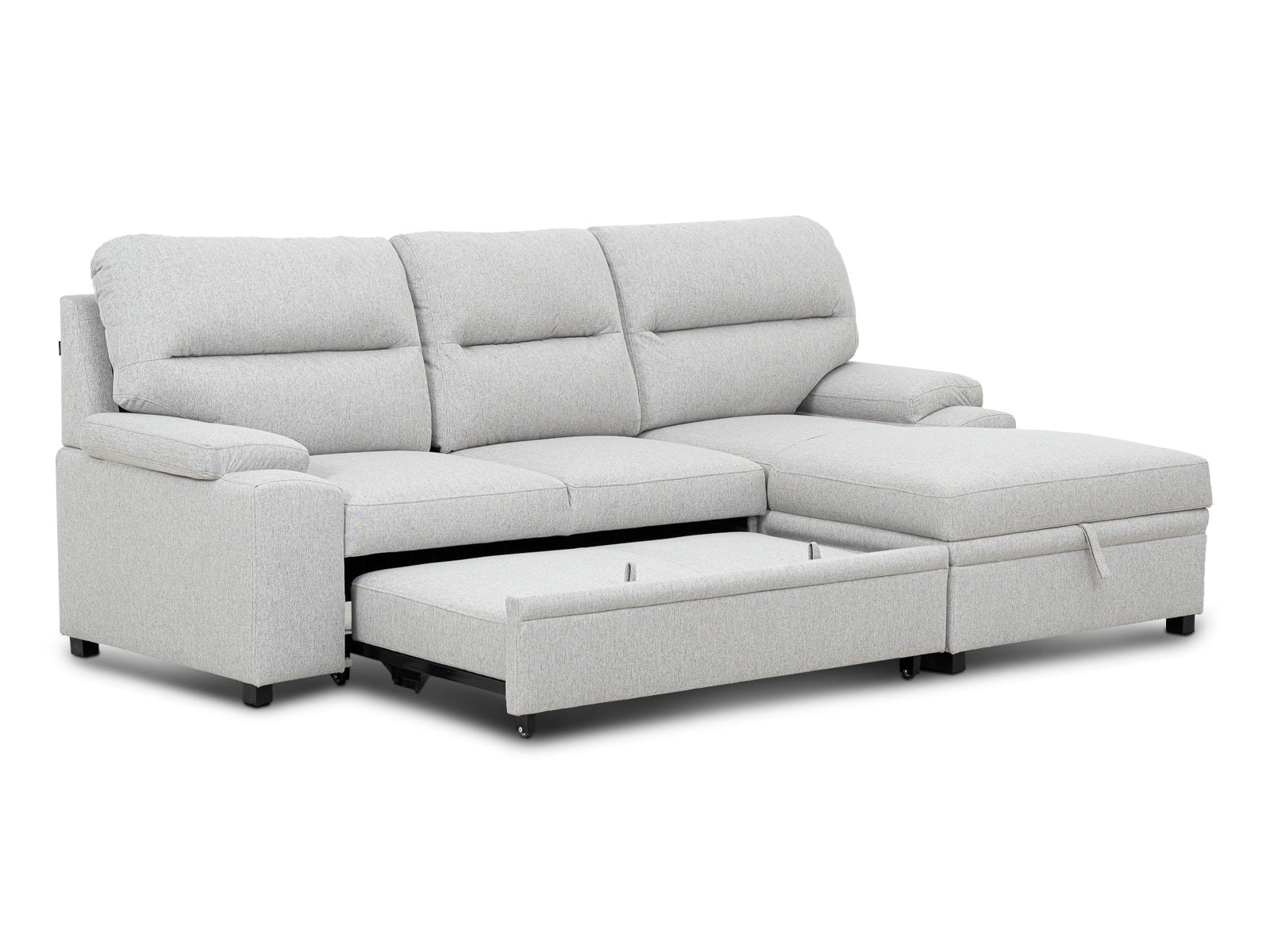 Sala Cyril Sofa Cama C/Negro 2P #Color_Gainsboro"T36913"
