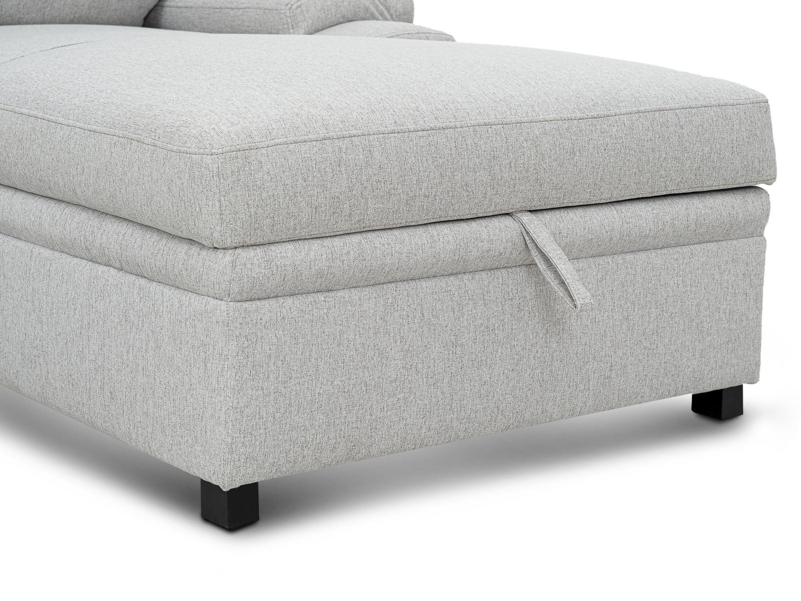 Sala Cyril Sofa Cama C/Negro 2P #Color_Gainsboro"T36913"