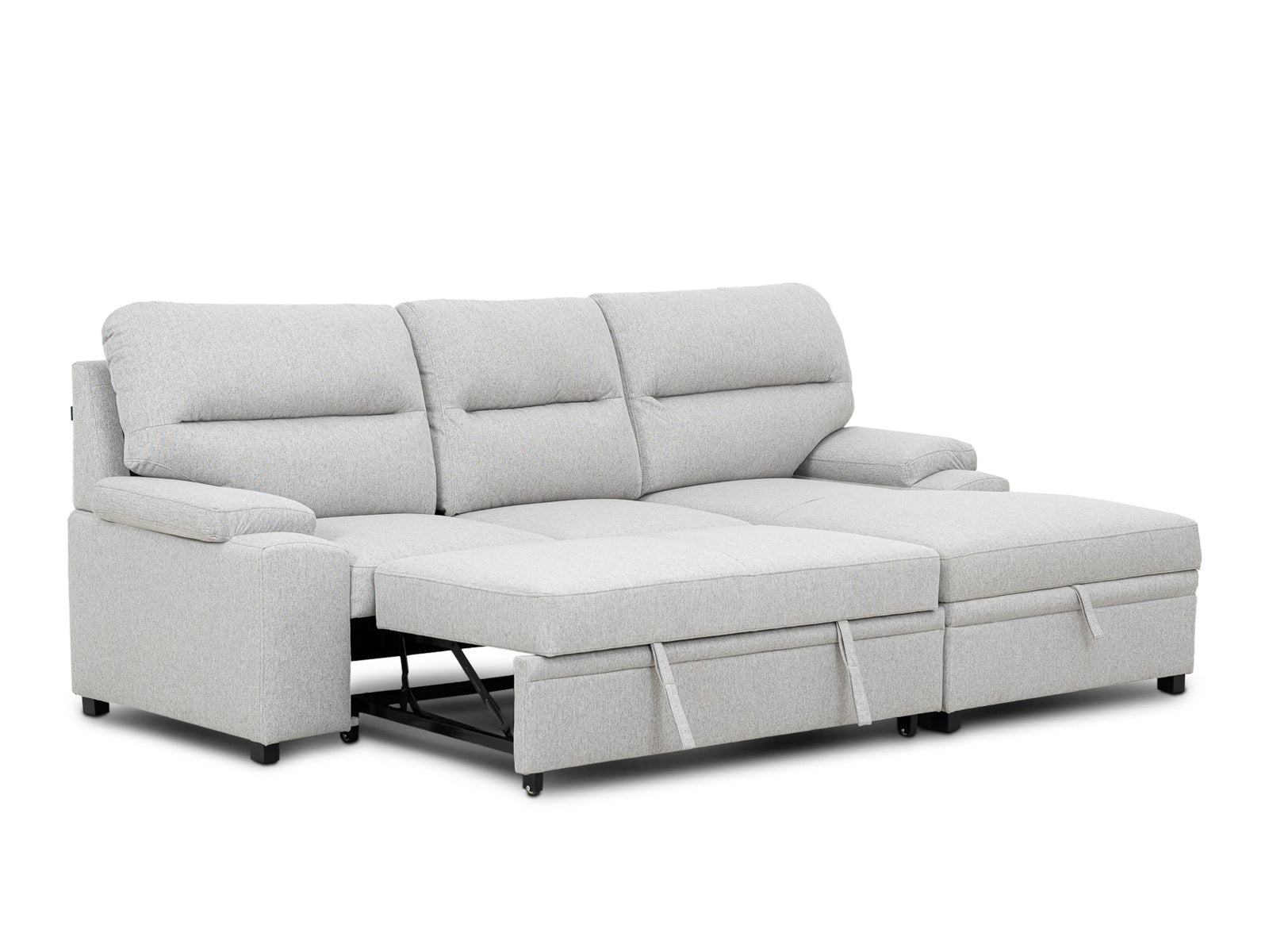 Sala Cyril Sofa Cama C/Negro 2P #Color_Gainsboro"T36913"