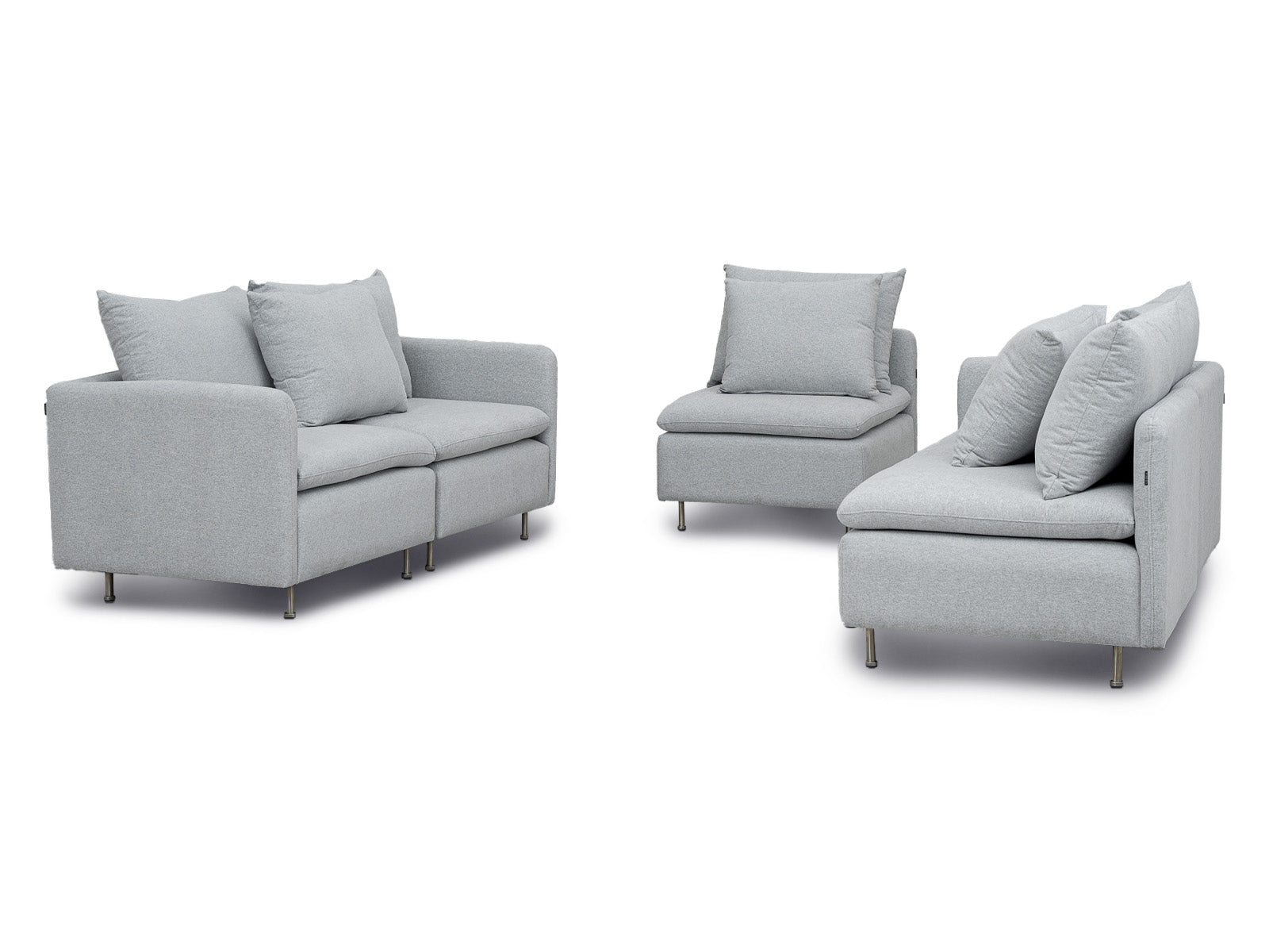 Sala Nilo Modular #Color_Gainsboro"T48901"