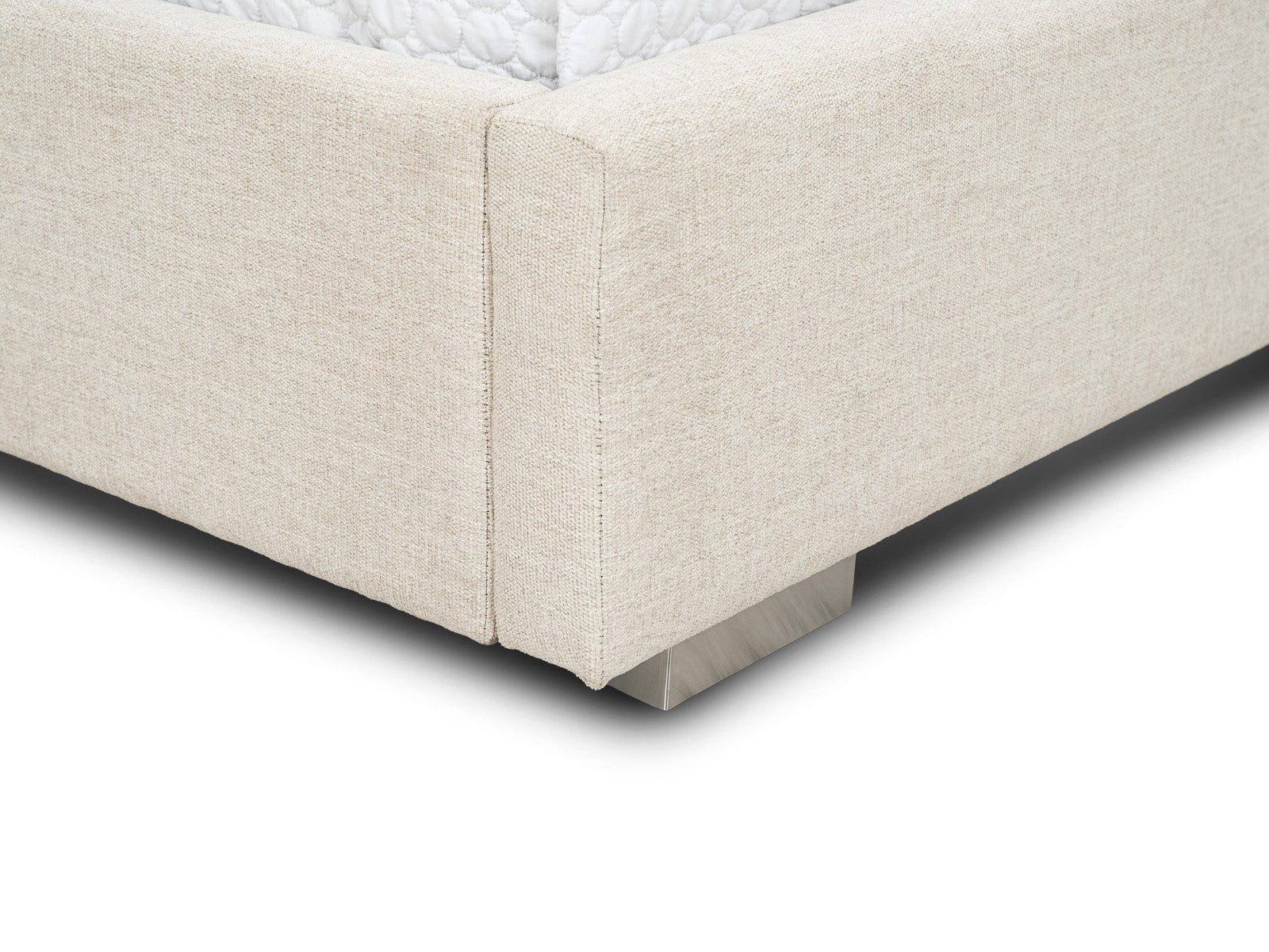 Cama Martini Basso Fog Capitoneada #Color_OldLace"T36113"