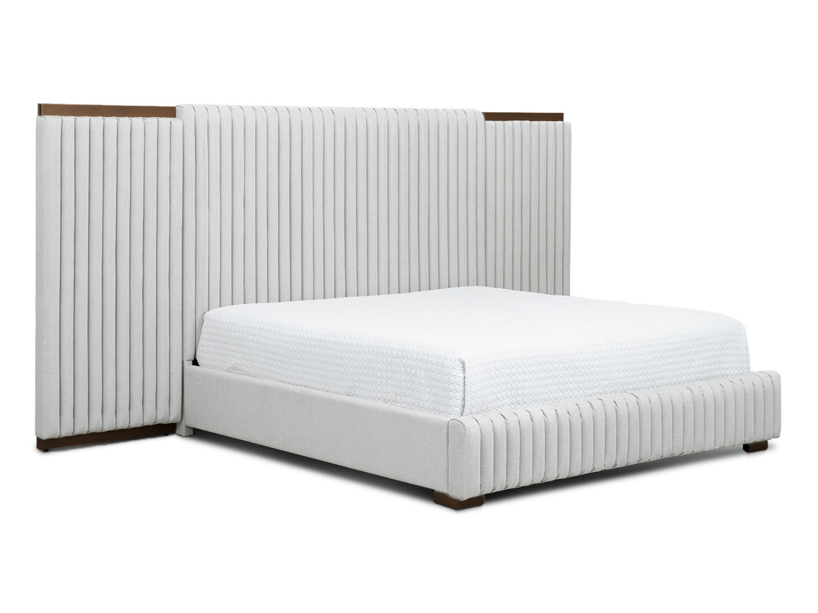 Cama Kioto Paneles Laterales #Color_Gainsboro"T48901"