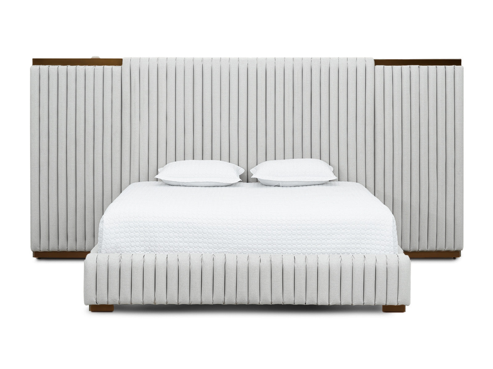Cama Kioto Paneles Laterales #Color_Gainsboro"T48901"