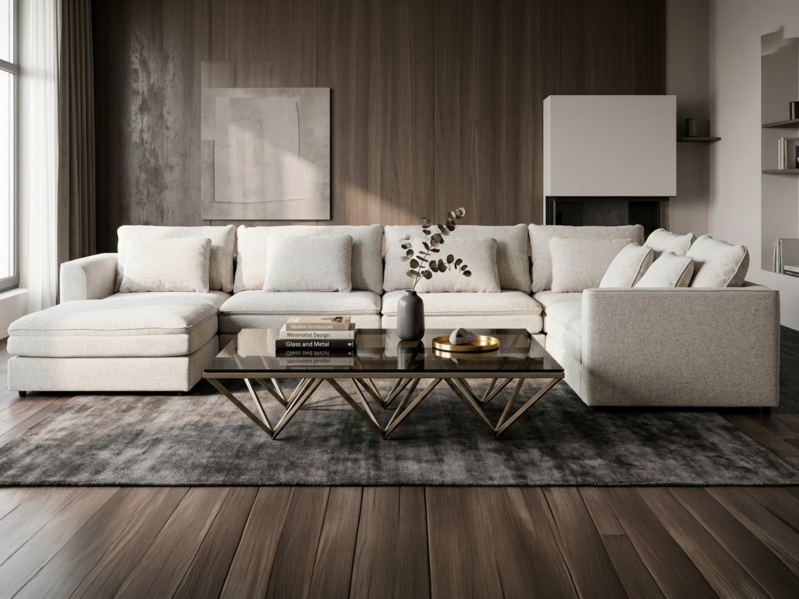 Mesa Centro Nest XL Bronce