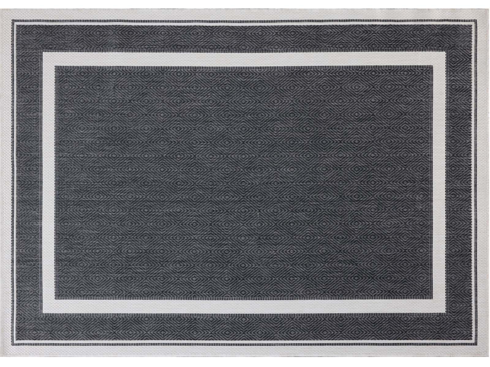 Alfombra Reversible C/Blanco y Negro