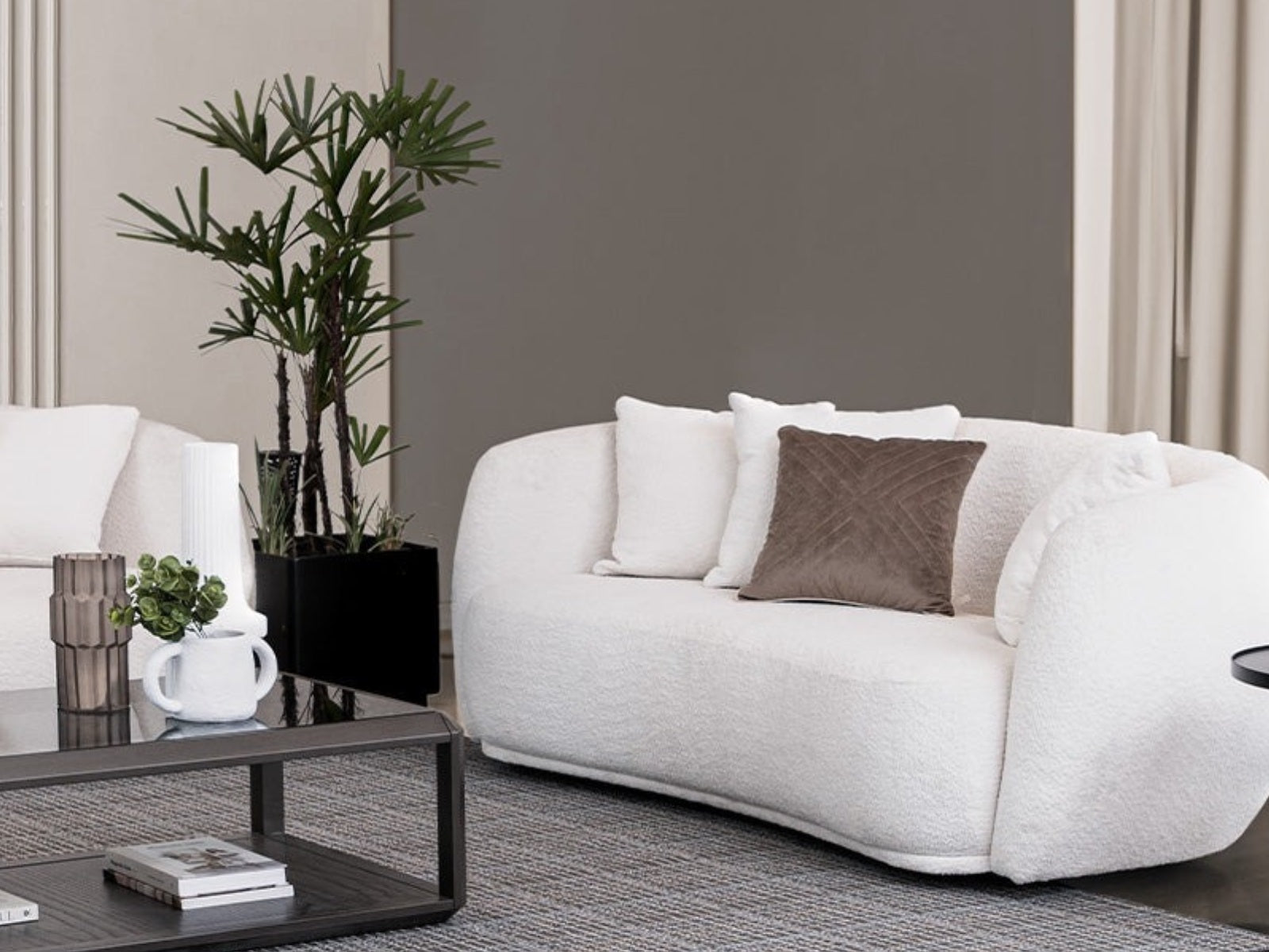 Loveseat Diana #Color_Snow"T37108"