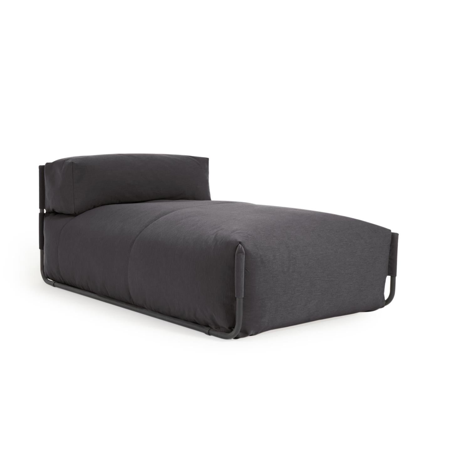 Sofa Puf Milano Longue C/ Gris Oscuro