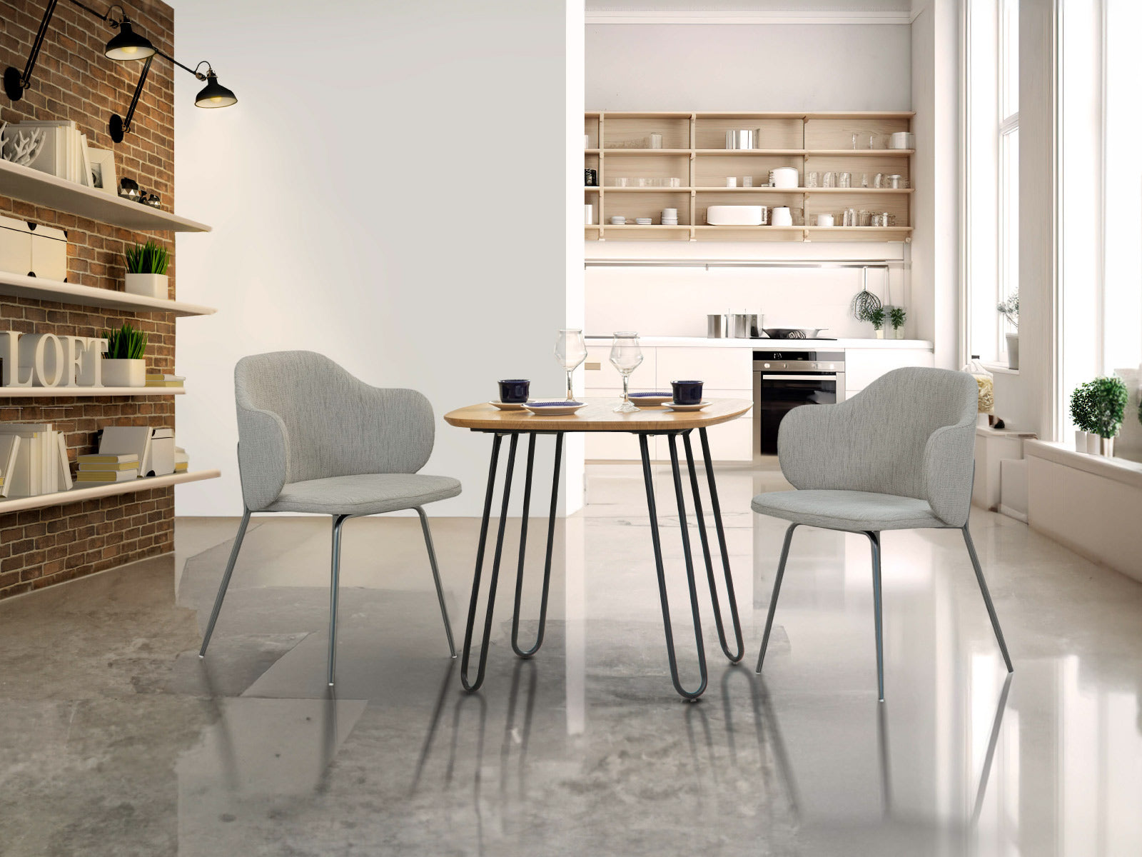 Silla Manhattan C/Silver