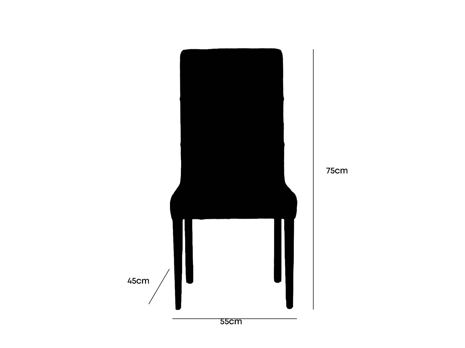 Silla Martini Capitoneada Honey Wash